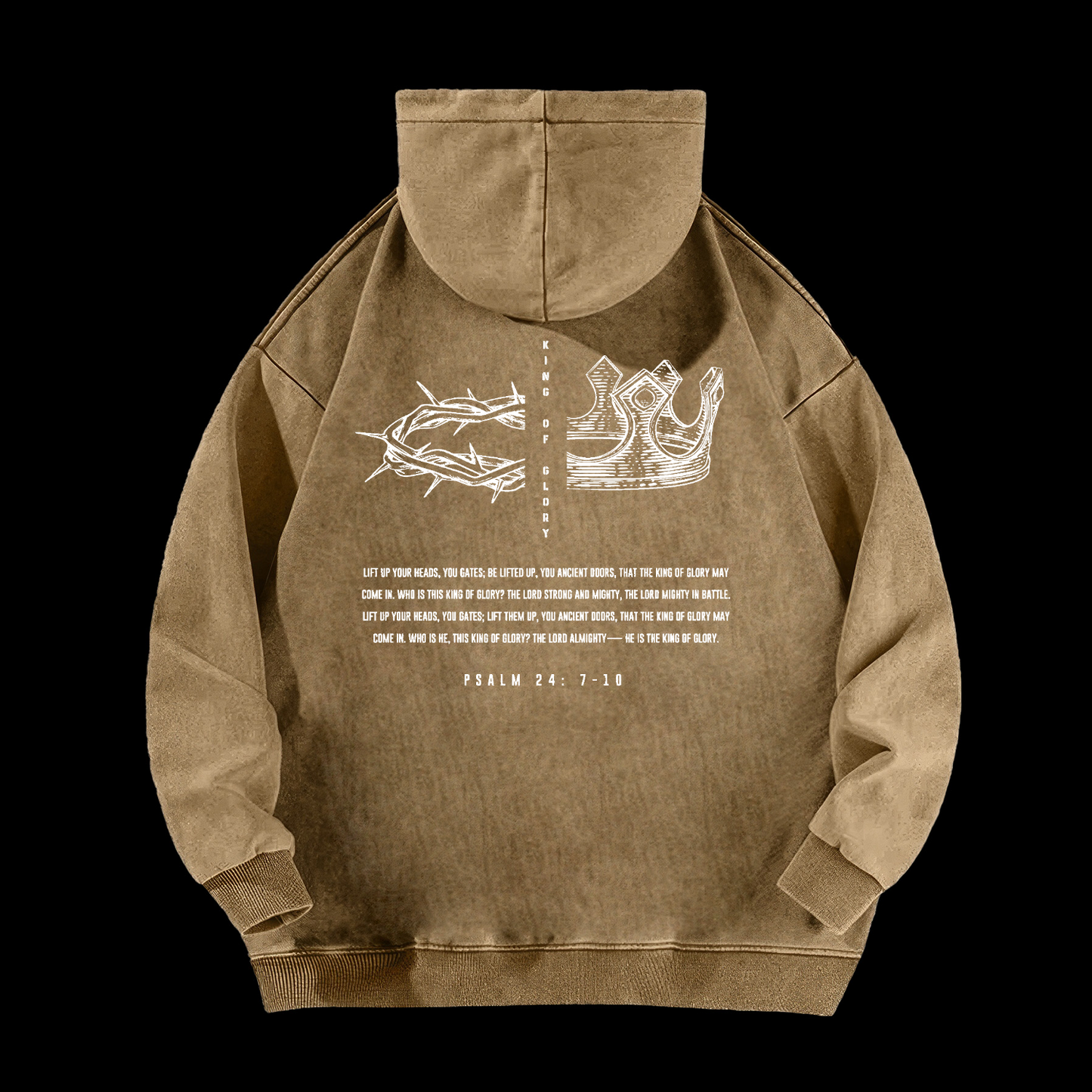 King Of Glory Washed Hoodie