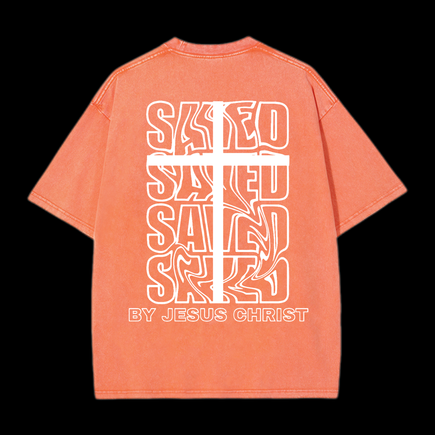 Saved By Jesus Christ Washed T-Shirt