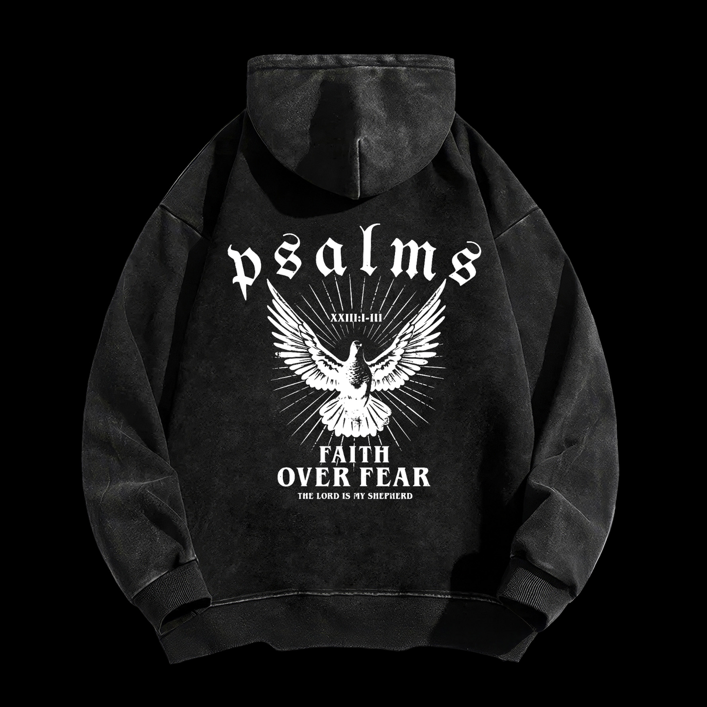 Faith Over Fear Washed Hoodie