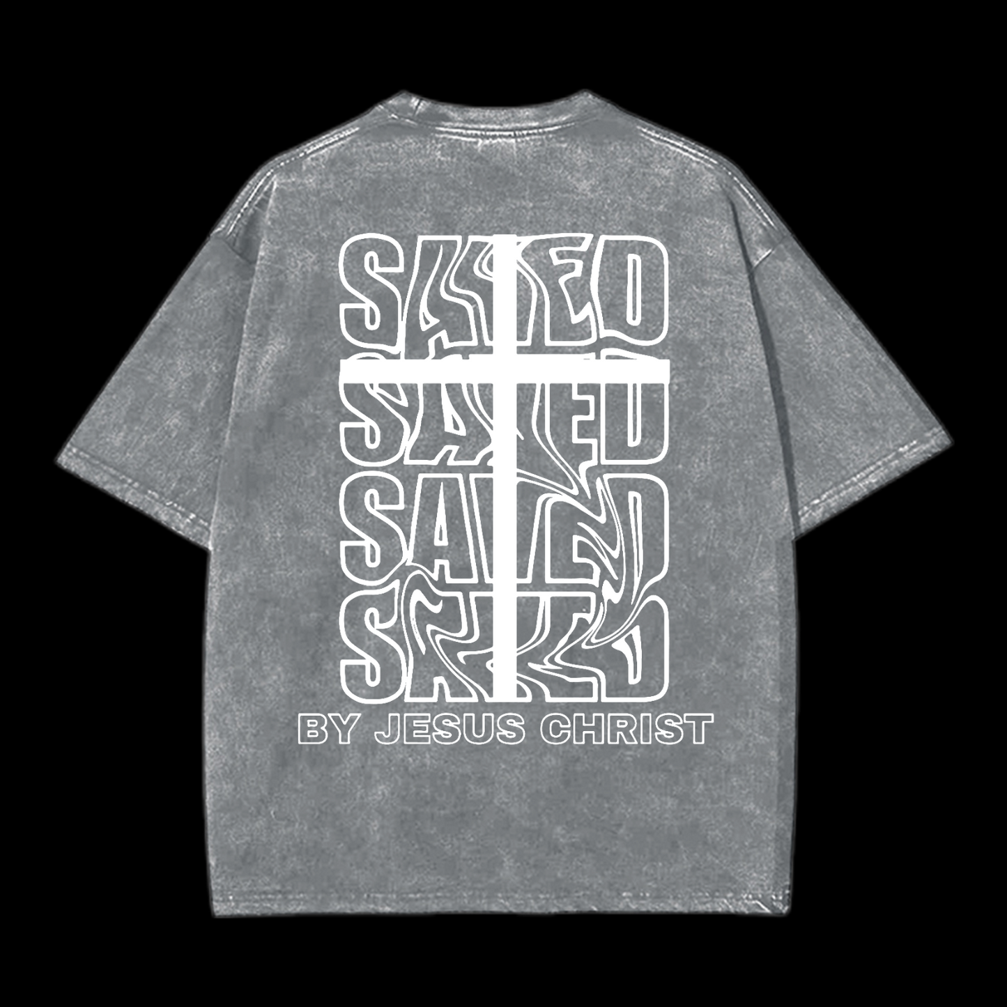 Saved By Jesus Christ Washed T-Shirt