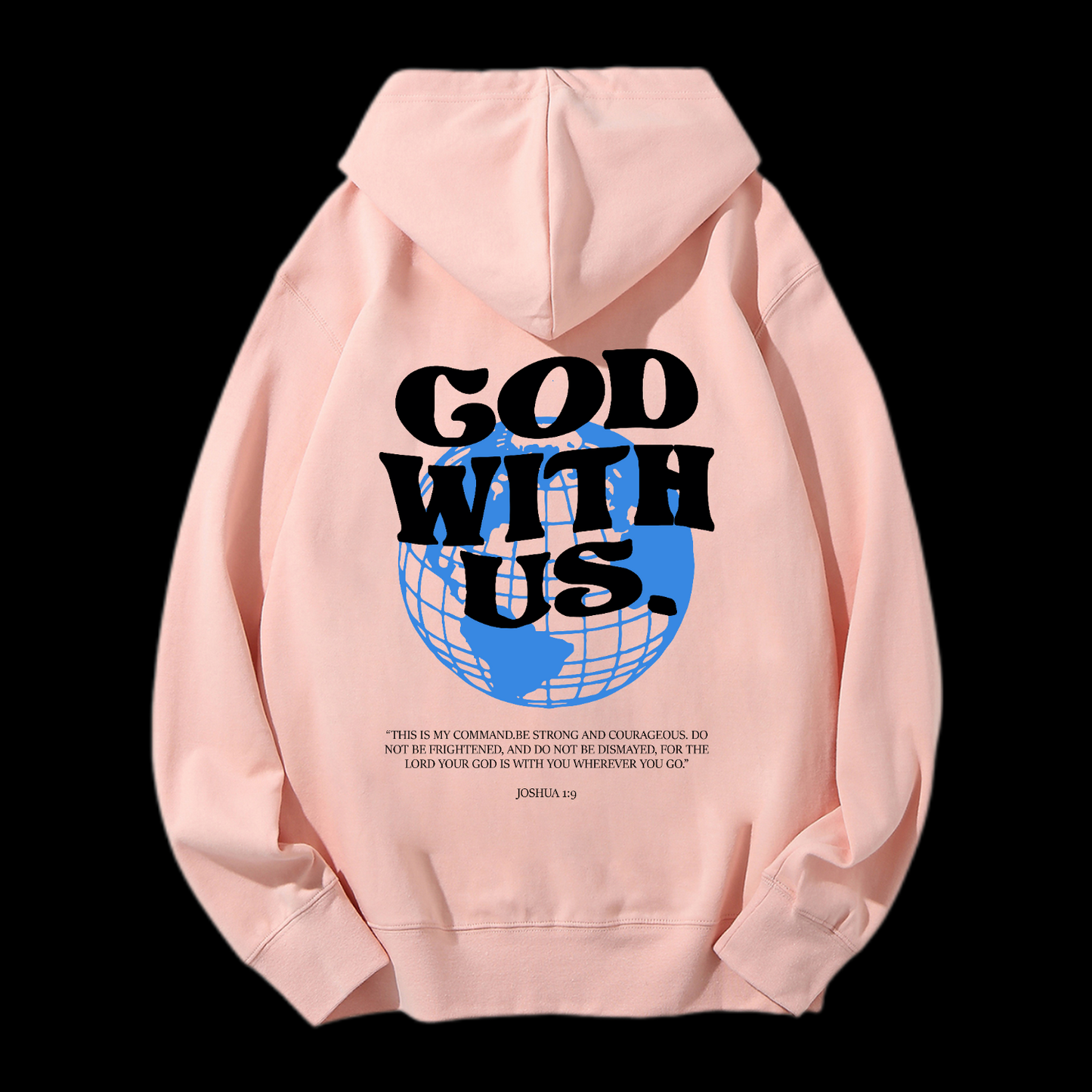 God With Us Drawstring Hoodie