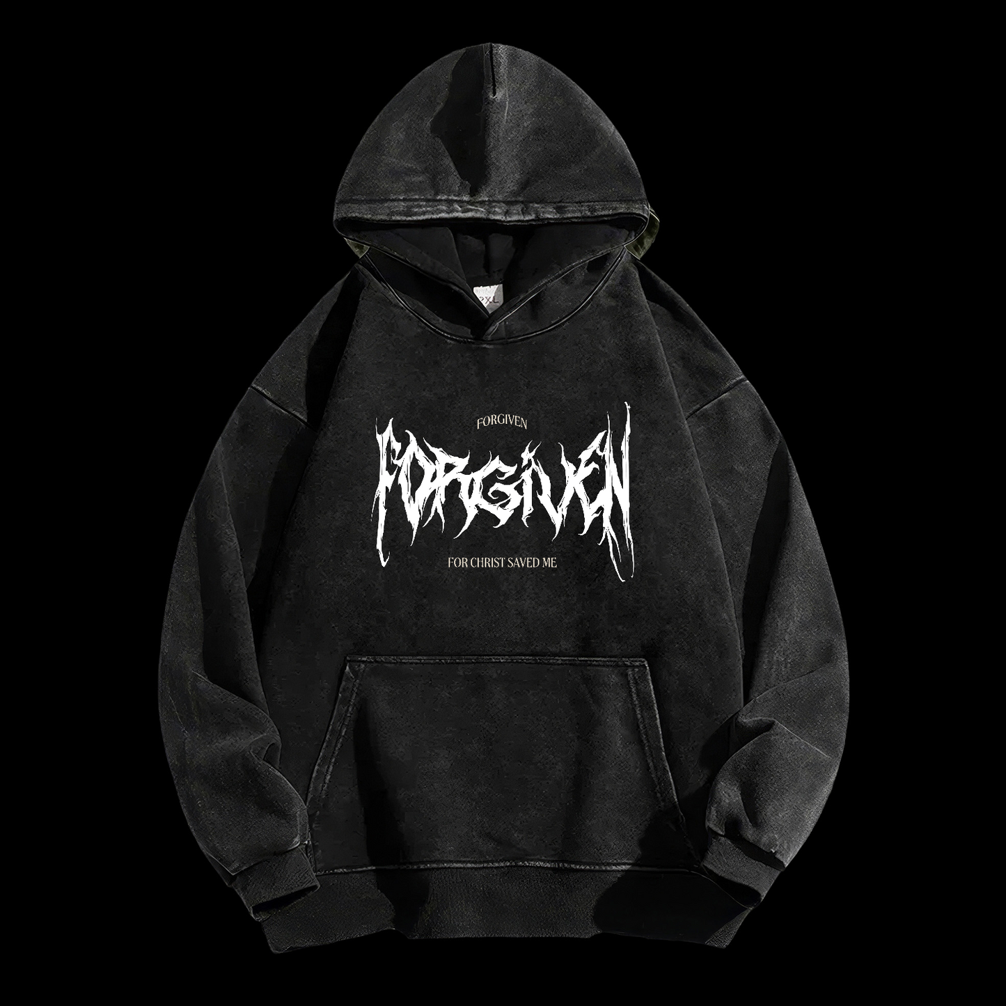 Forgiven For Christ Saved Me Washed Hoodie