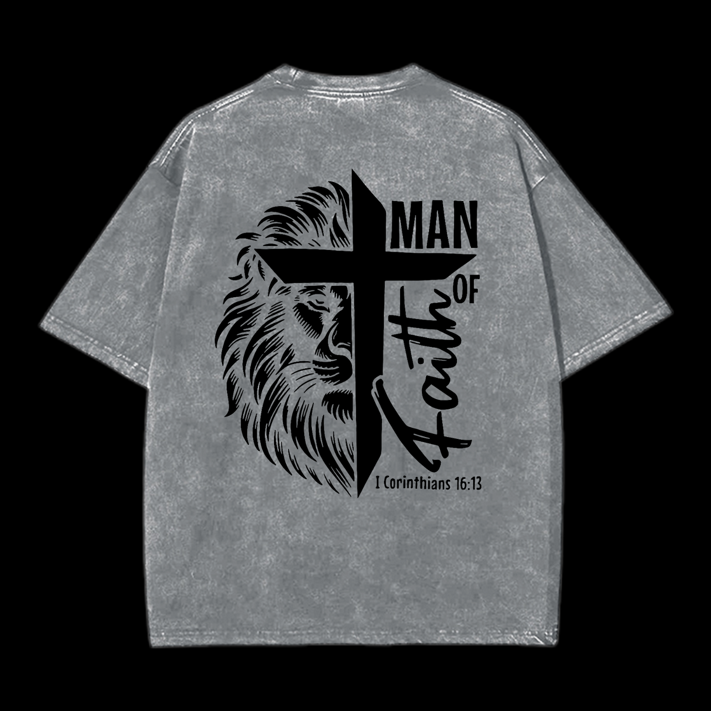 Faith Of Man Washed T-Shirt