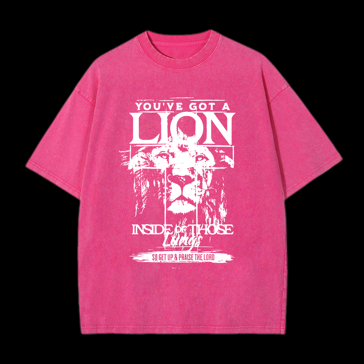 You've Got A Lion Inside Of Those Lungs Washed T-Shirt