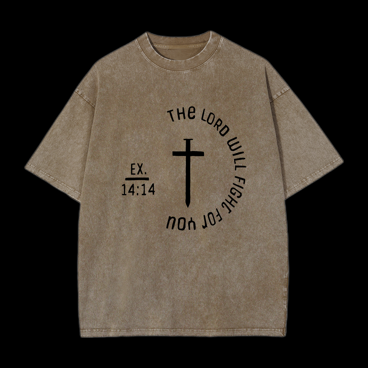 The Lord Will Fight Washed T-Shirt