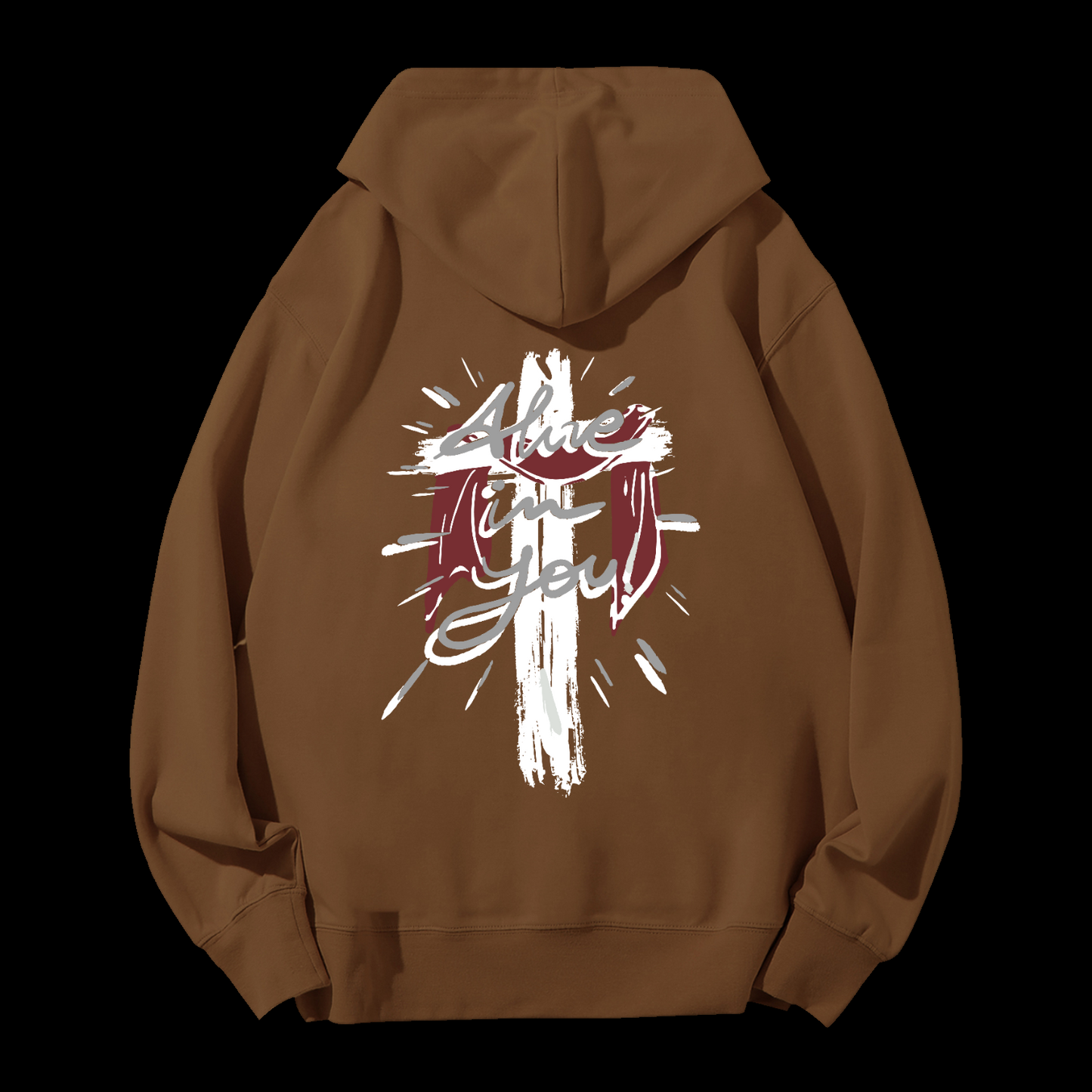 Alive in You Drawstring Hoodie