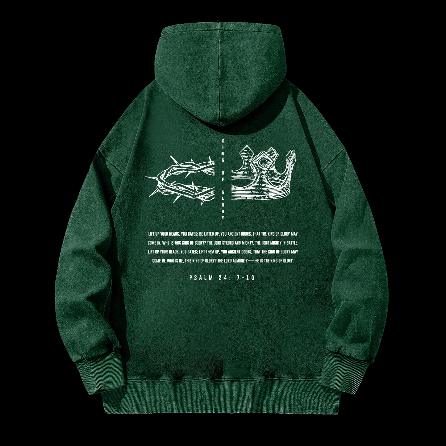 King Of Glory Washed Hoodie