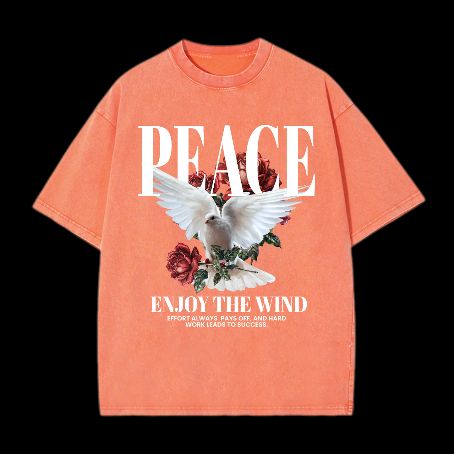 Peace Enjoy The Wind Washed T-Shirt