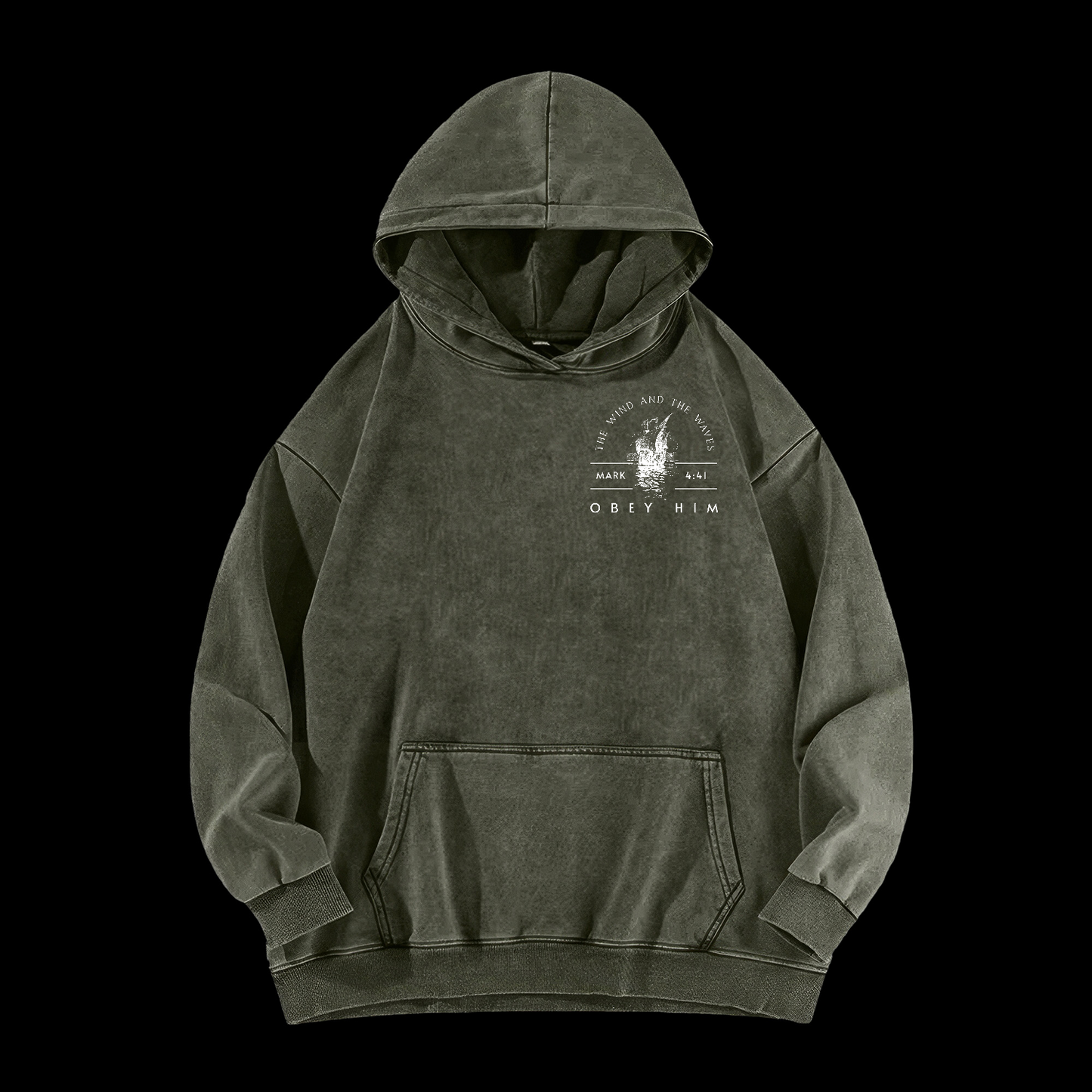 The Wind And The Waves Washed Hoodie