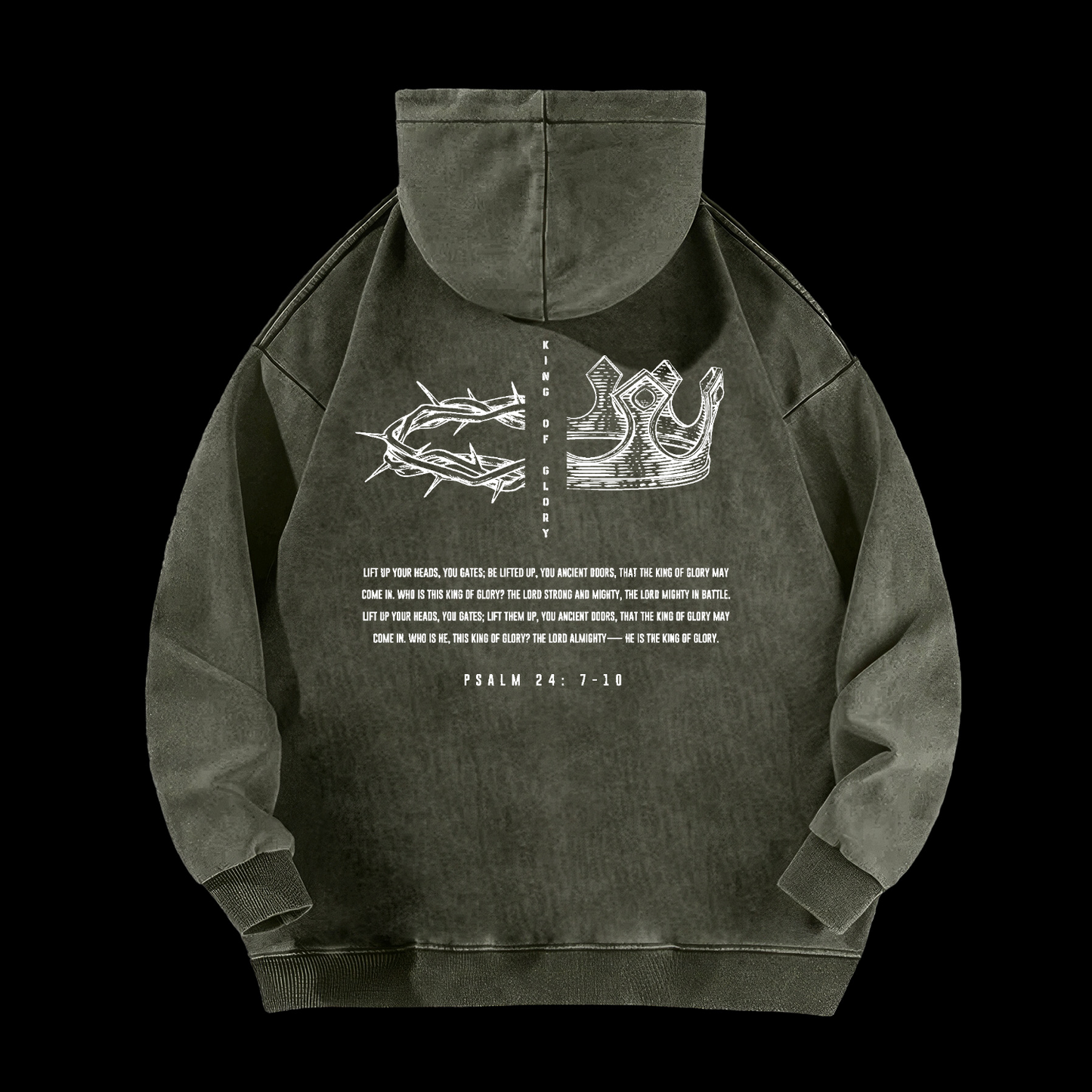 King Of Glory Washed Hoodie
