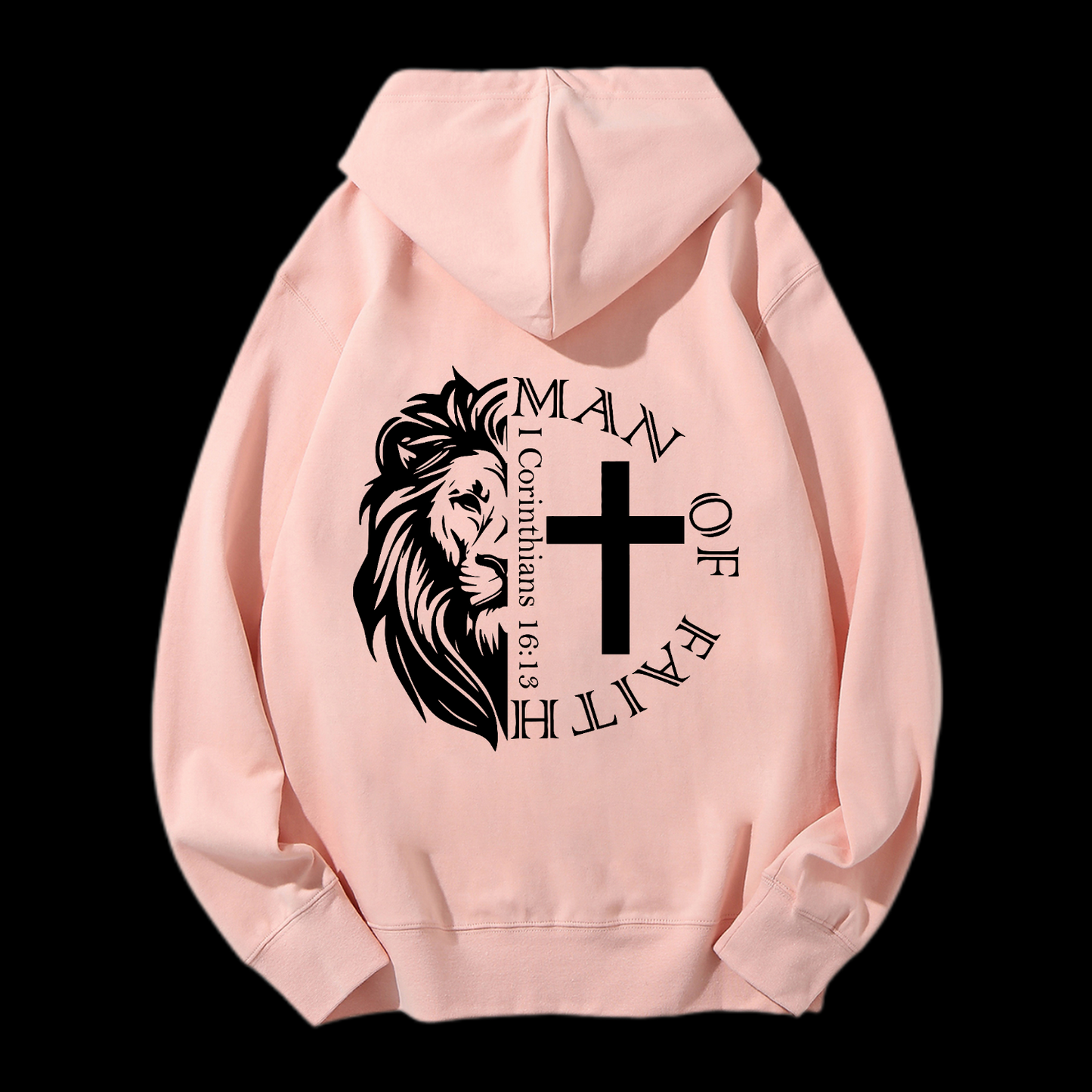 Man Of Faith Drawstring Hoodie