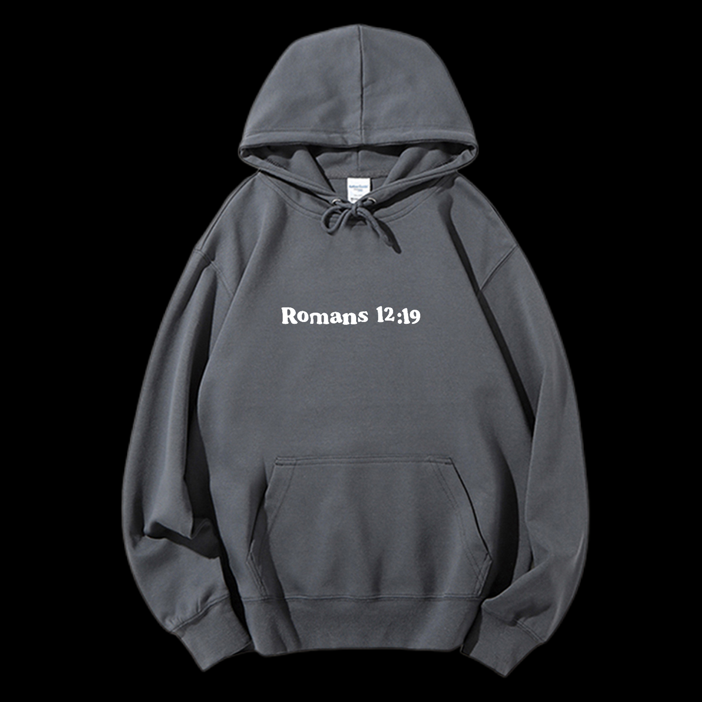Romans 12:19 Drawstring Hoodie
