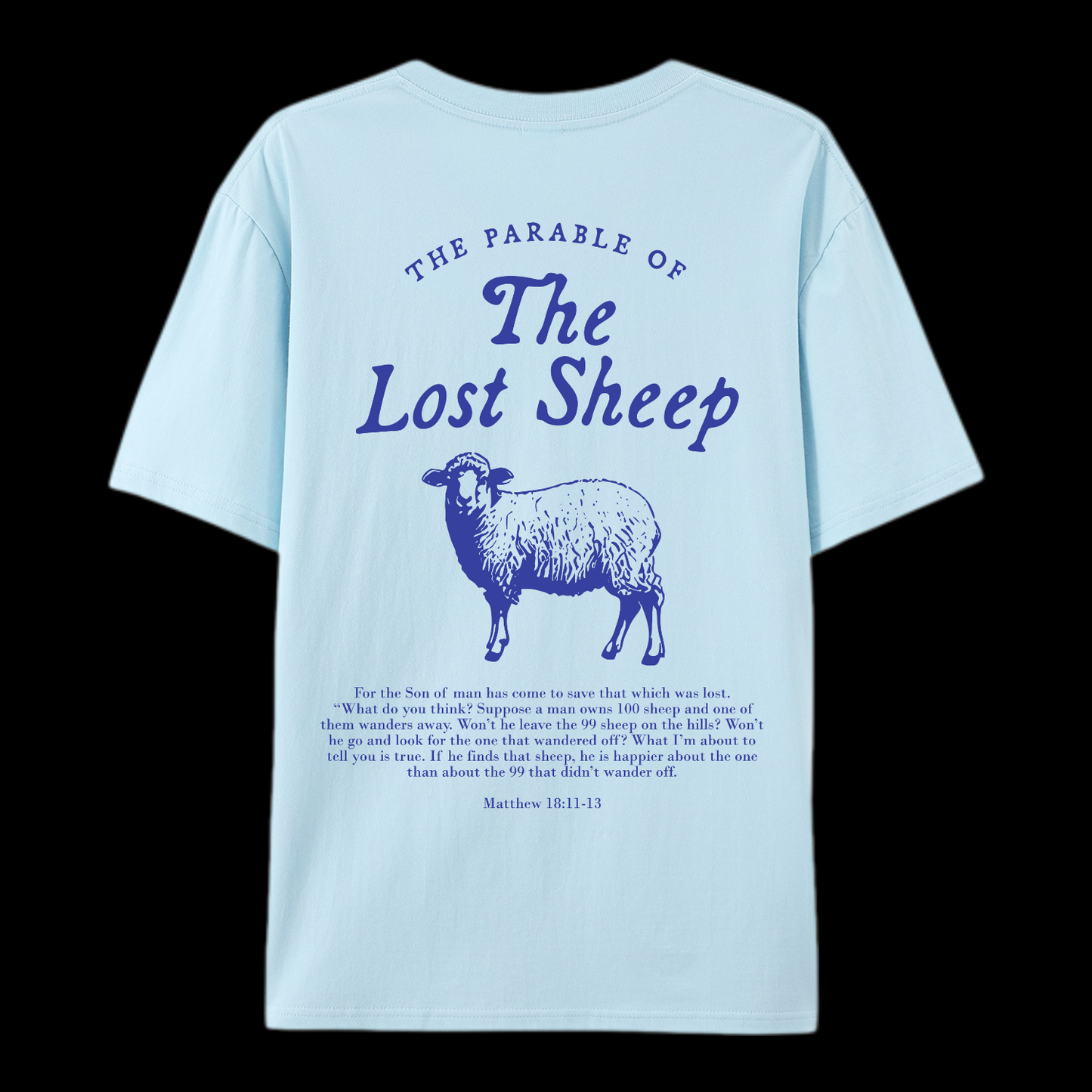 The Parable Of The Lost Sheep Cotton T-Shirt