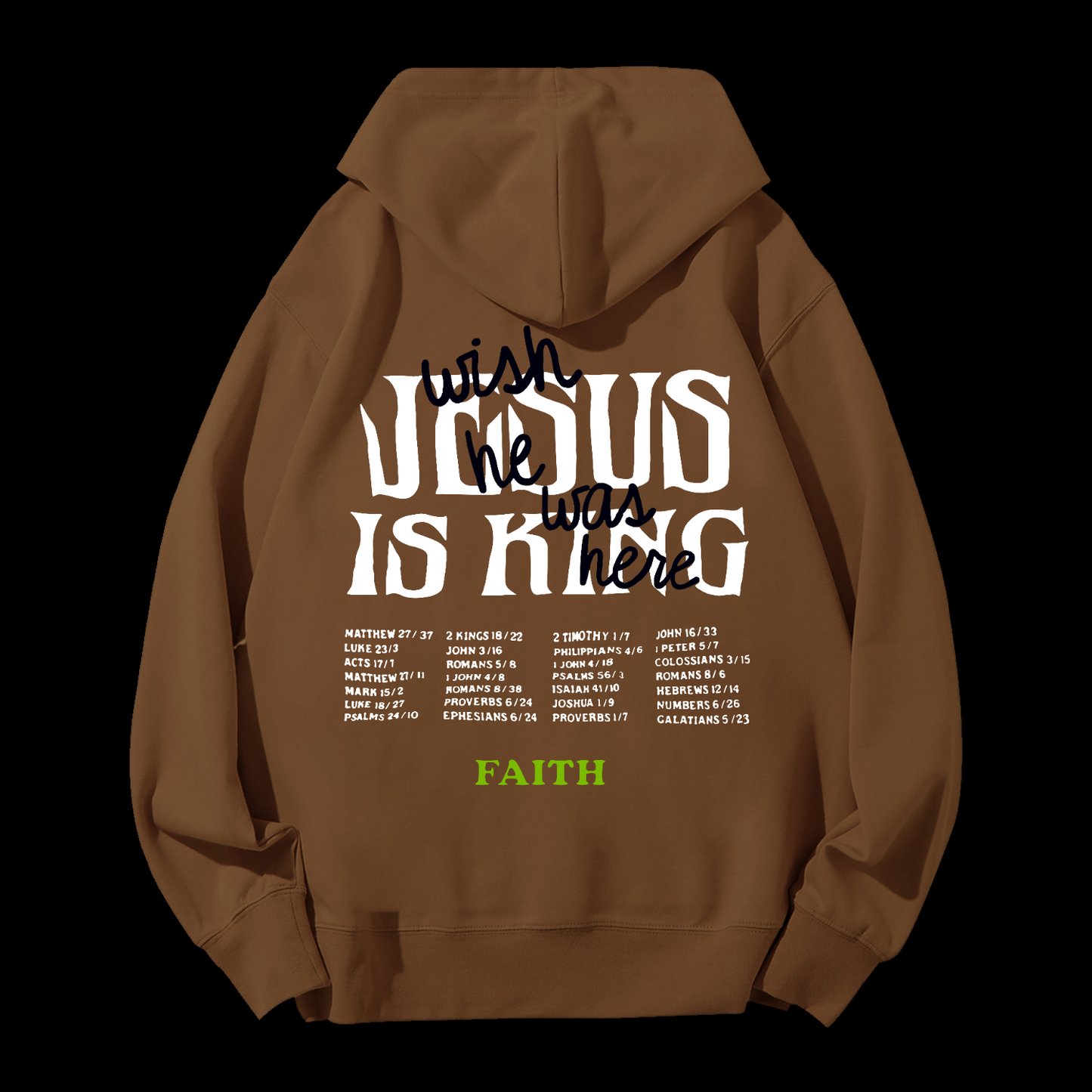 Jesus Is King Drawstring Hoodie