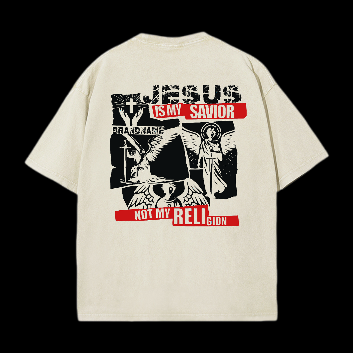 Jesus Is My Savior Washed T-Shirt