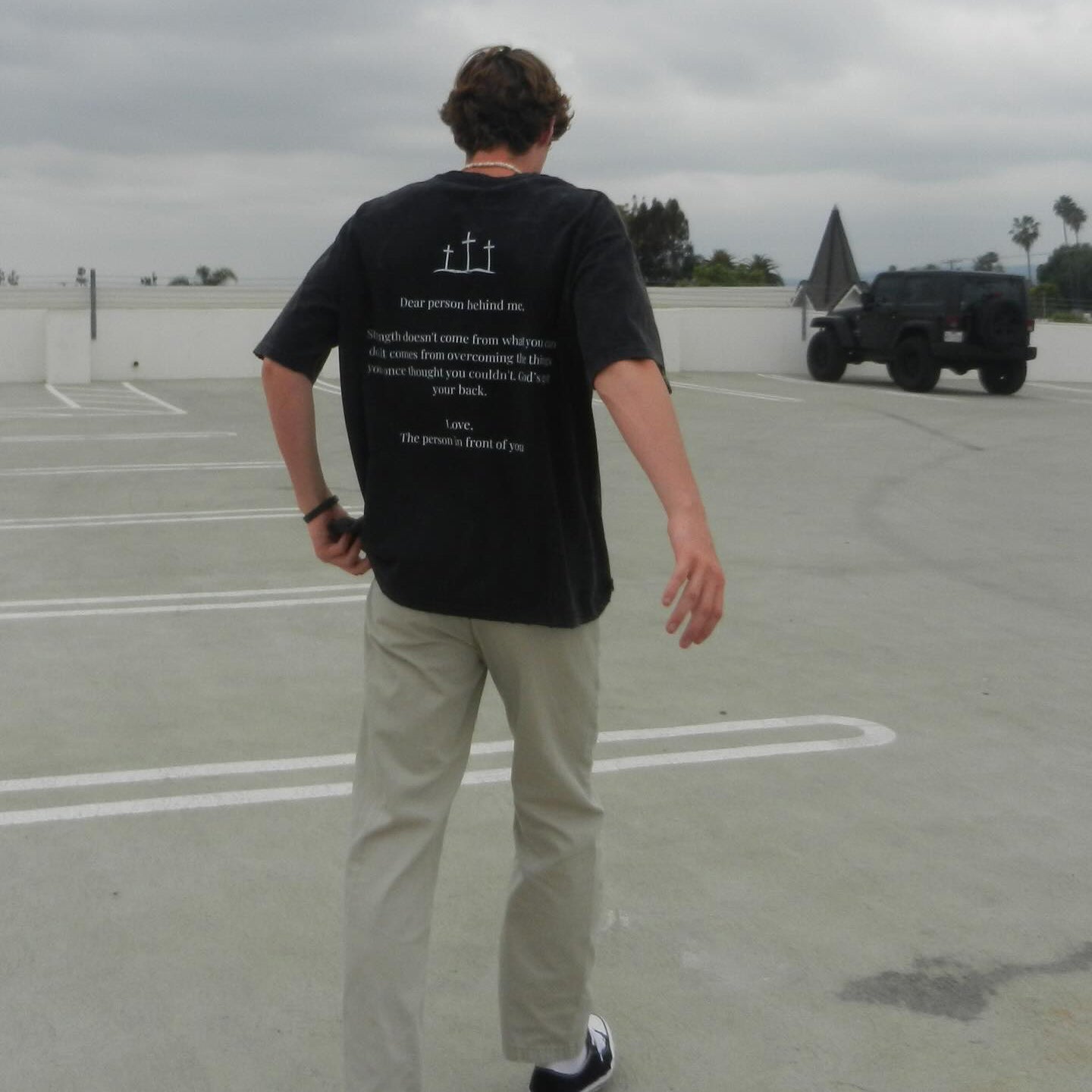 The Person In Front Of You Cotton T-Shirt