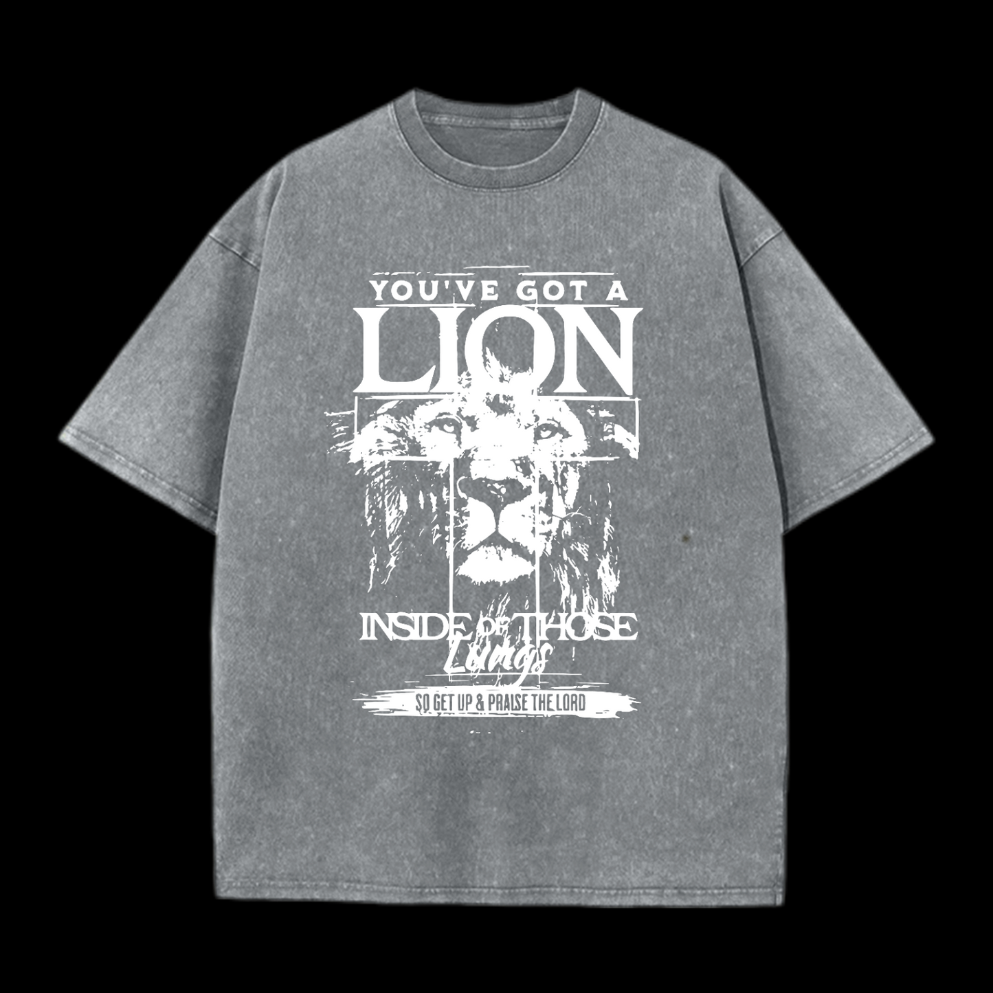 You've Got A Lion Inside Of Those Lungs Washed T-Shirt