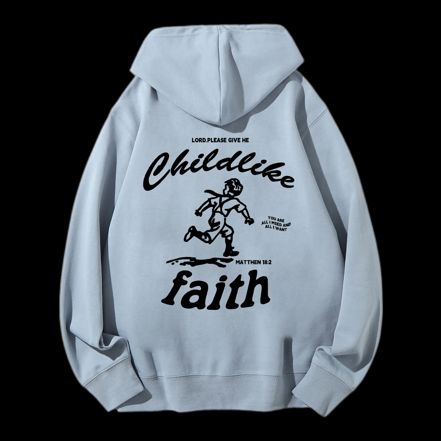 Childlike Drawstring Hoodie
