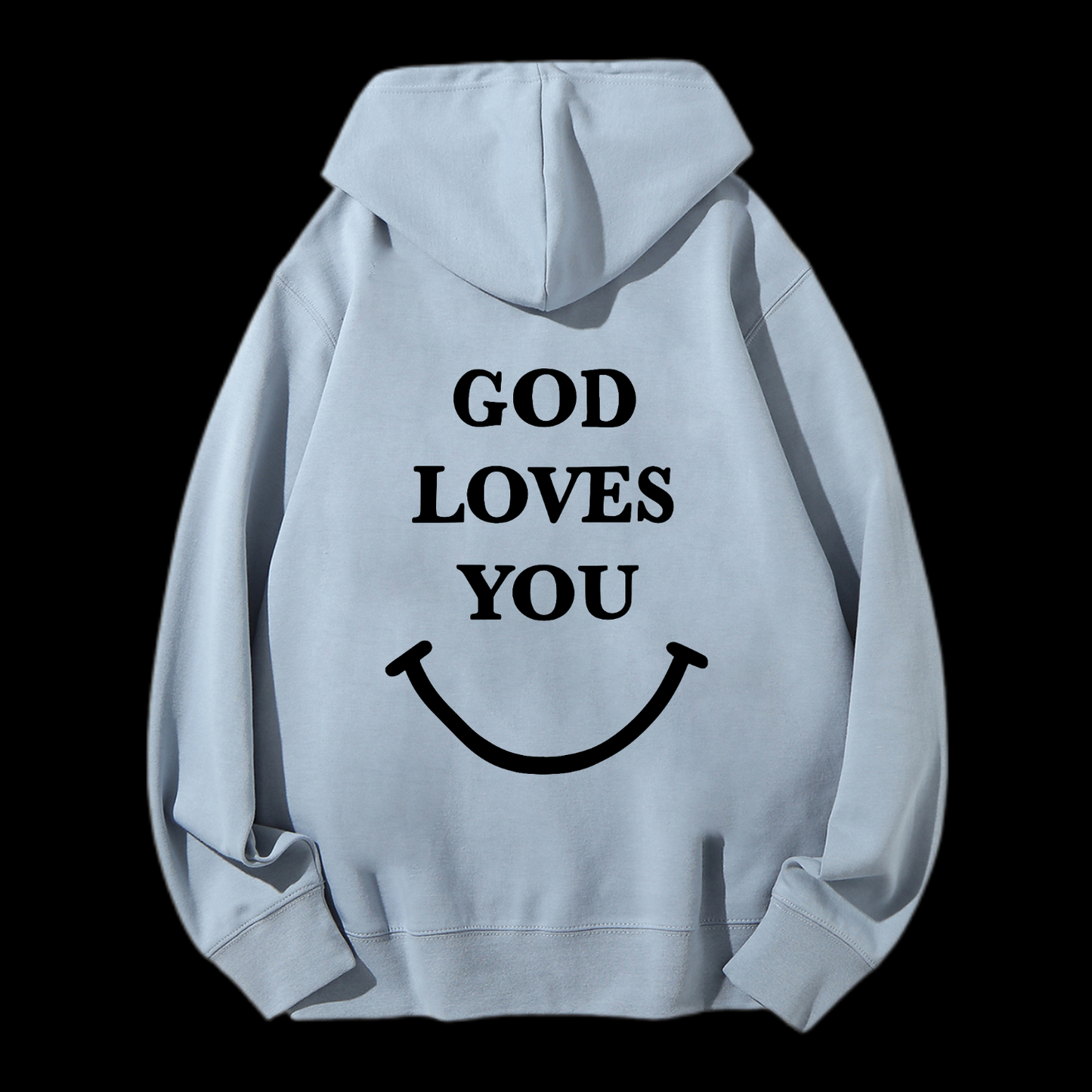 God Loves You Drawstring Hoodie