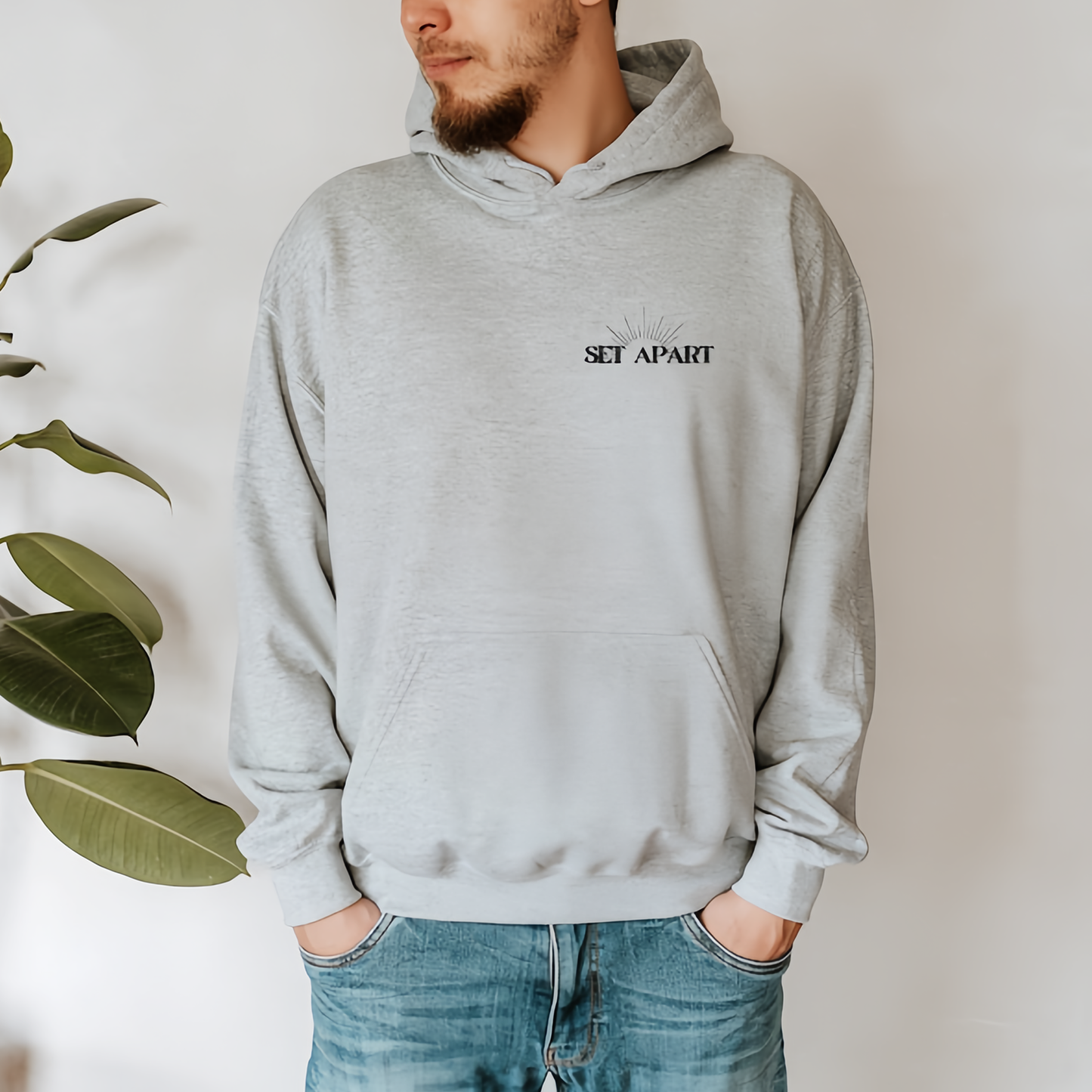 Romans 12:2 Drawstring Hoodie