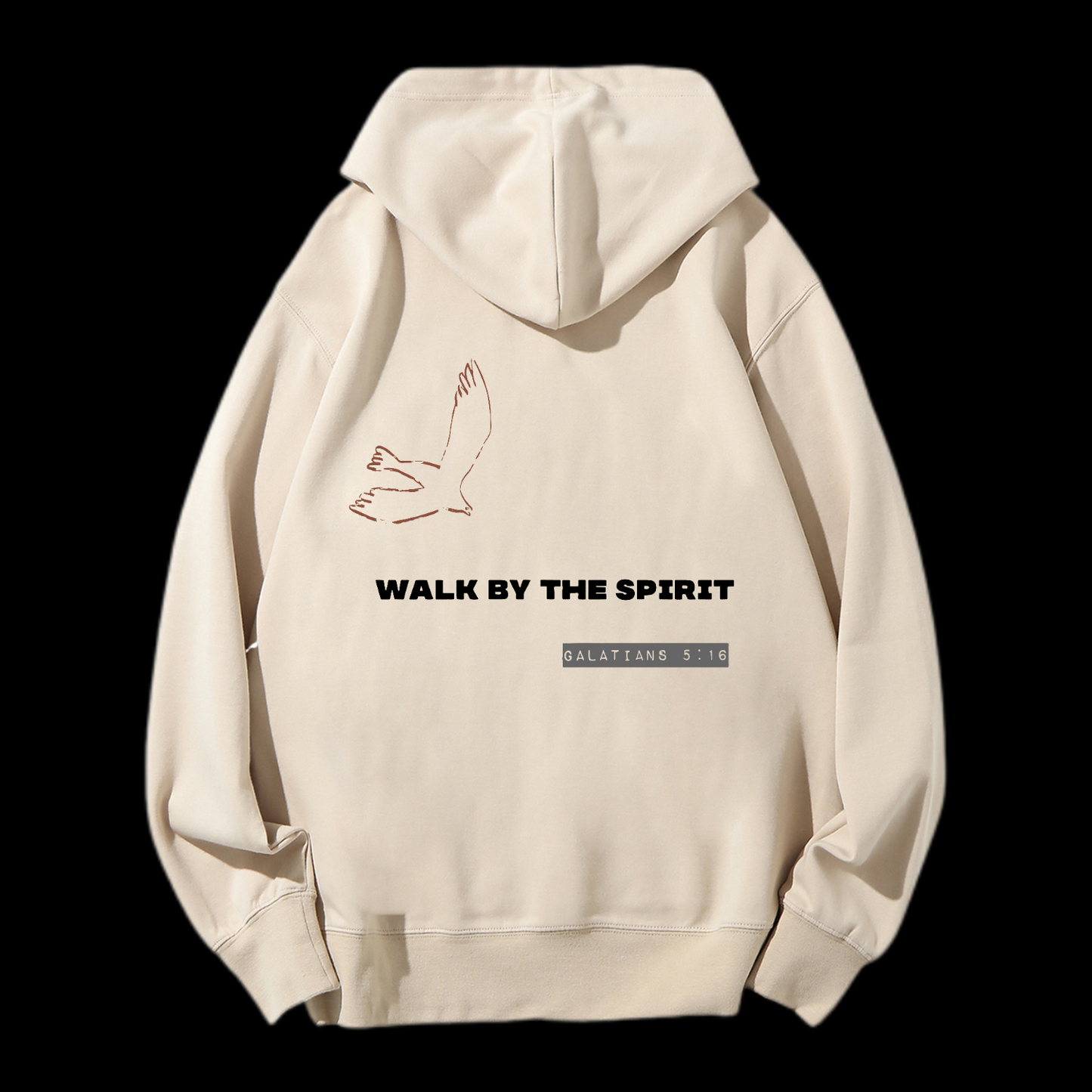 Walk By The Spirit Drawstring Hoodie