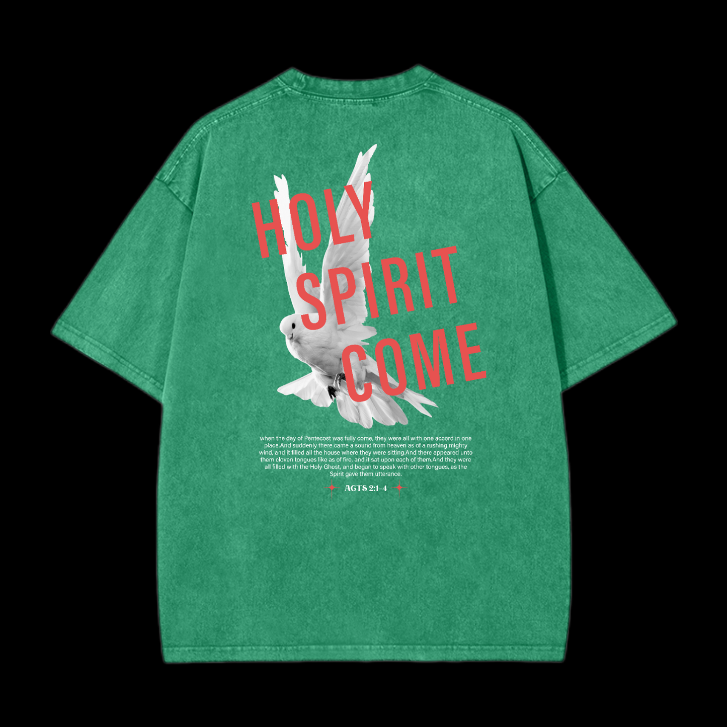 Holy Spirit Come Washed T-Shirt