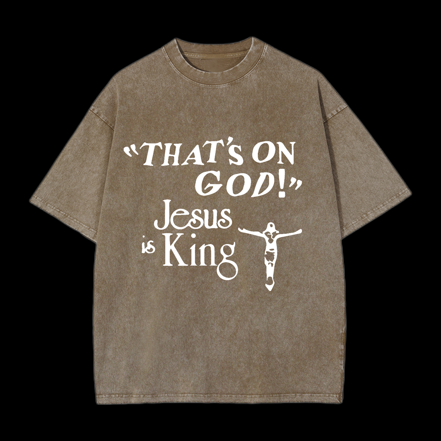 Jesus Is King Washed T-Shirt