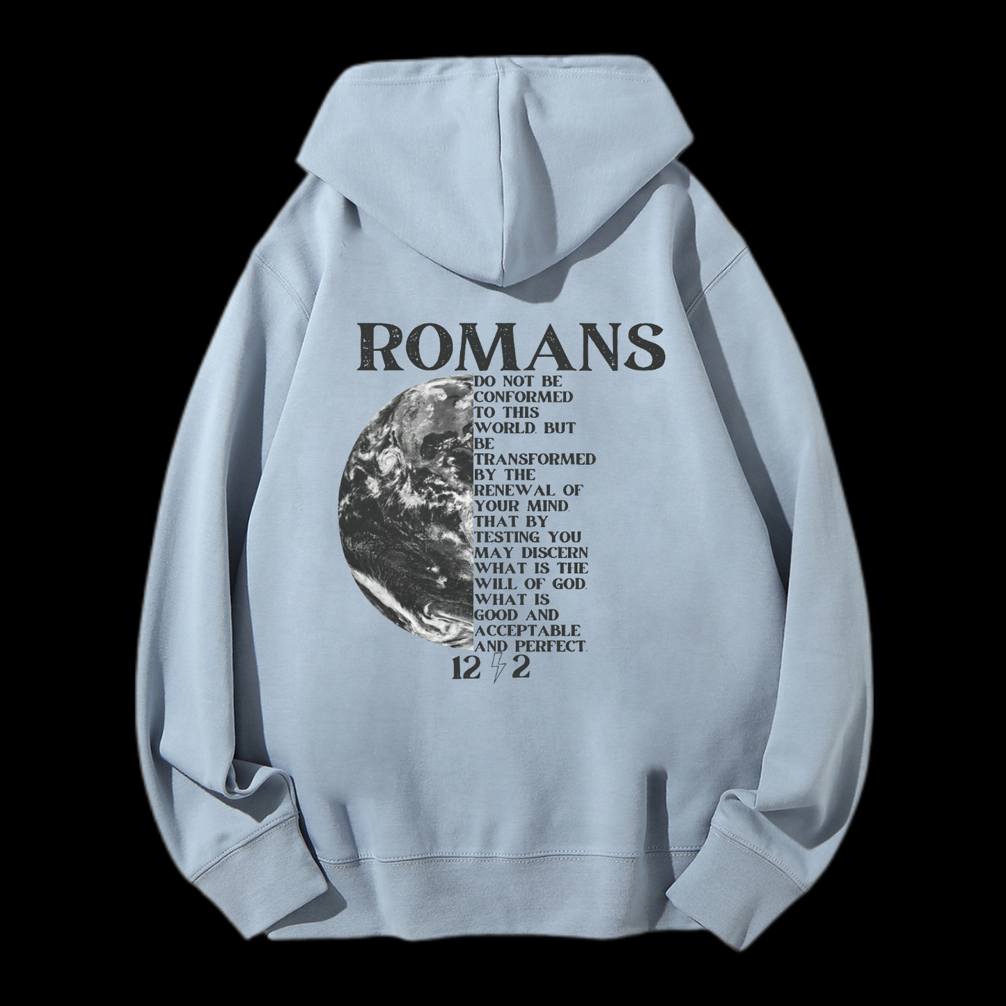 Romans 12:2 Drawstring Hoodie