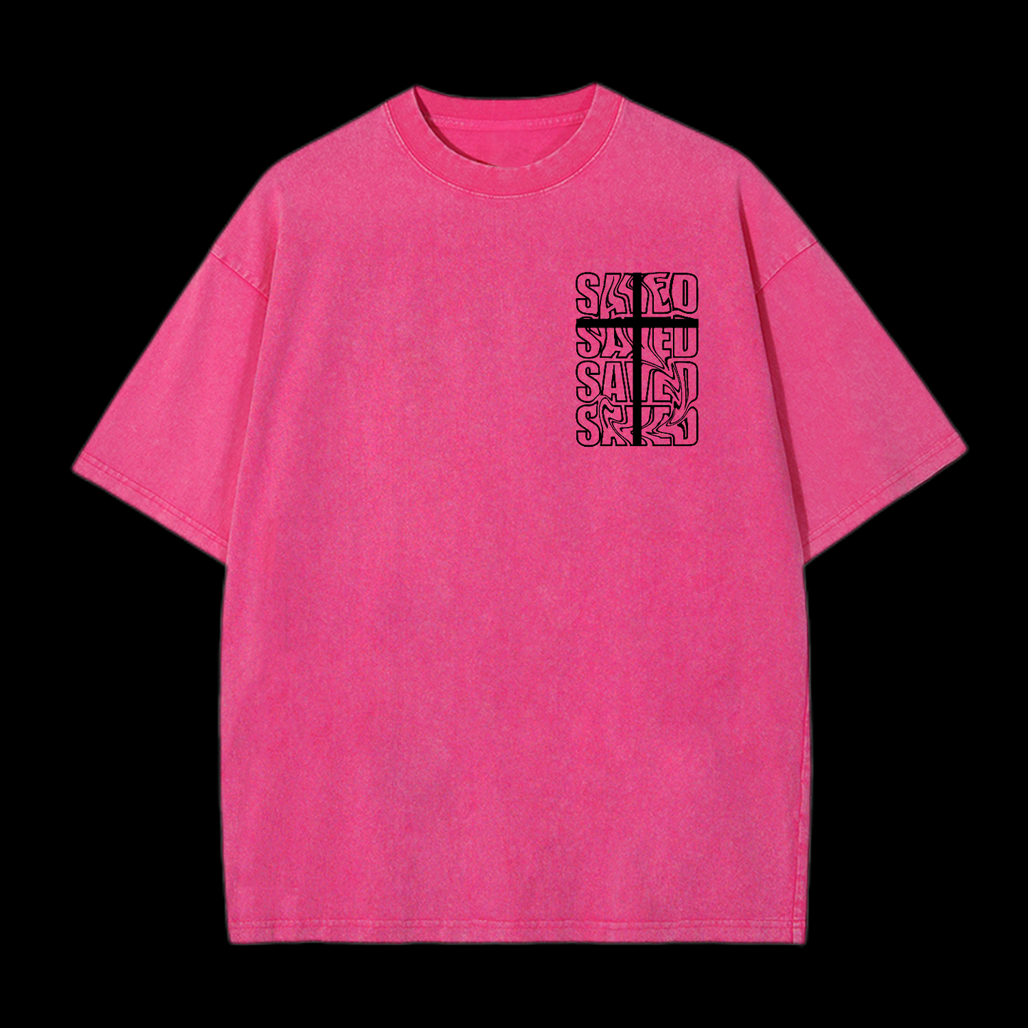 Saved By Jesus Christ Washed T-Shirt