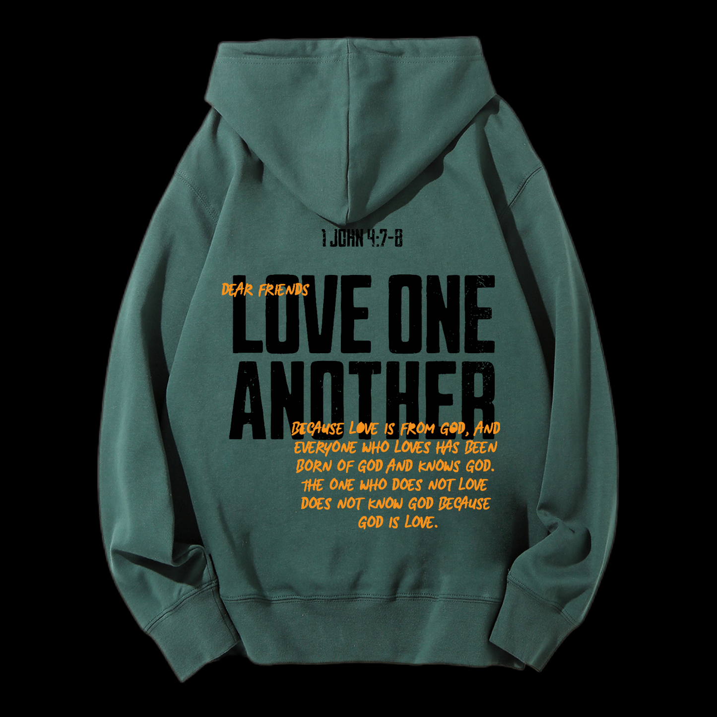 Love One Another Drawstring Hoodie