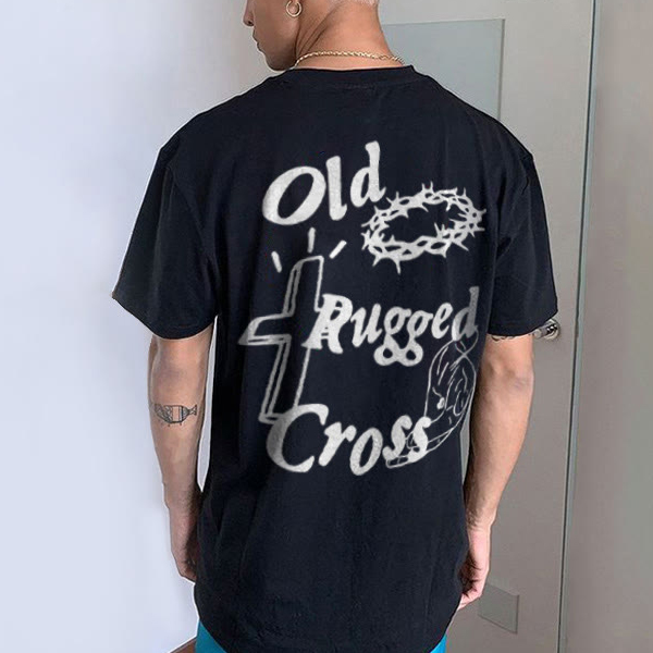 Old Rugged Cross Cotton T-Shirt