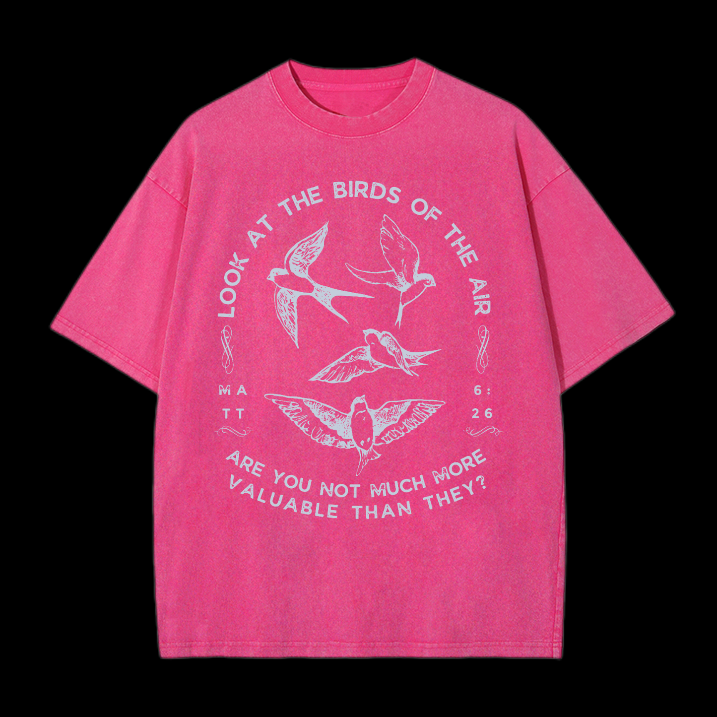 Look At The Birds Of The Air Washed T-Shirt