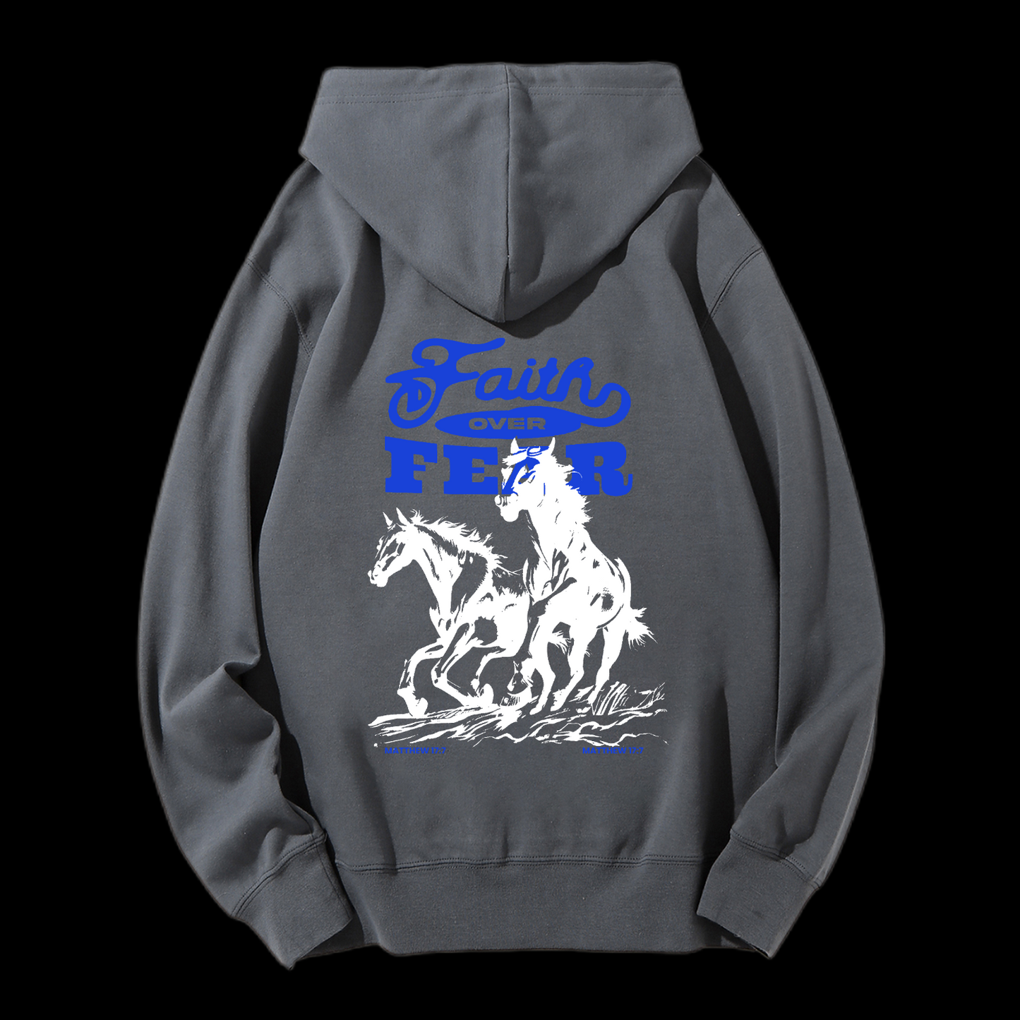Faith Over Fear Drawstring Hoodie