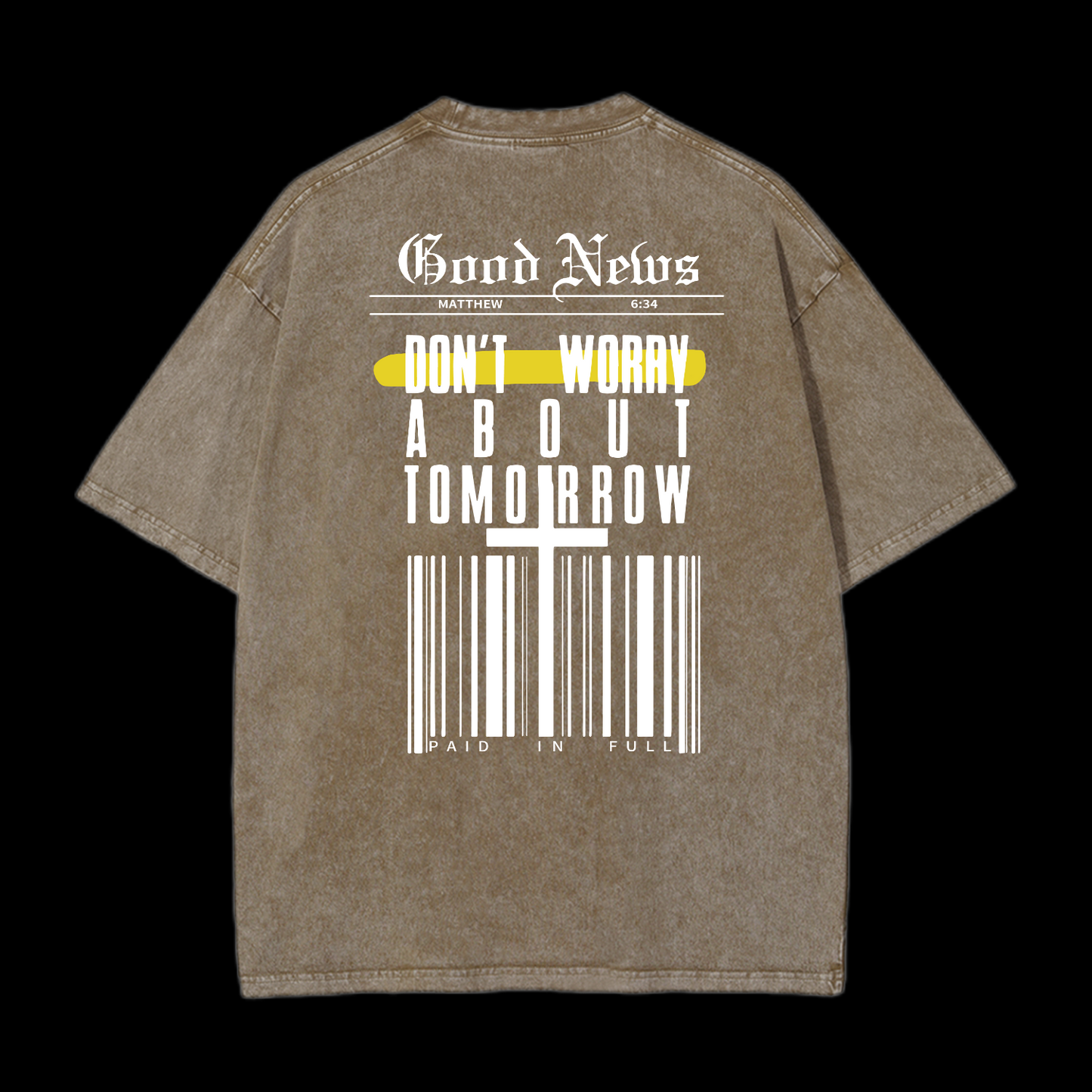 Do Not Worry Washed T-Shirt