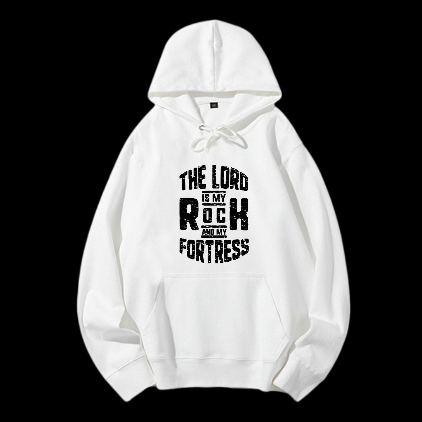 The Lord Is My Roch And My Fortress Drawstring Hoodie