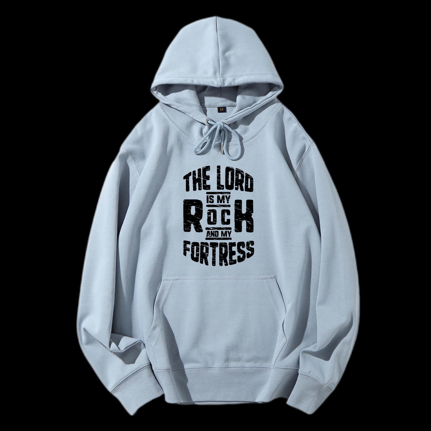 The Lord Is My Roch And My Fortress Drawstring Hoodie