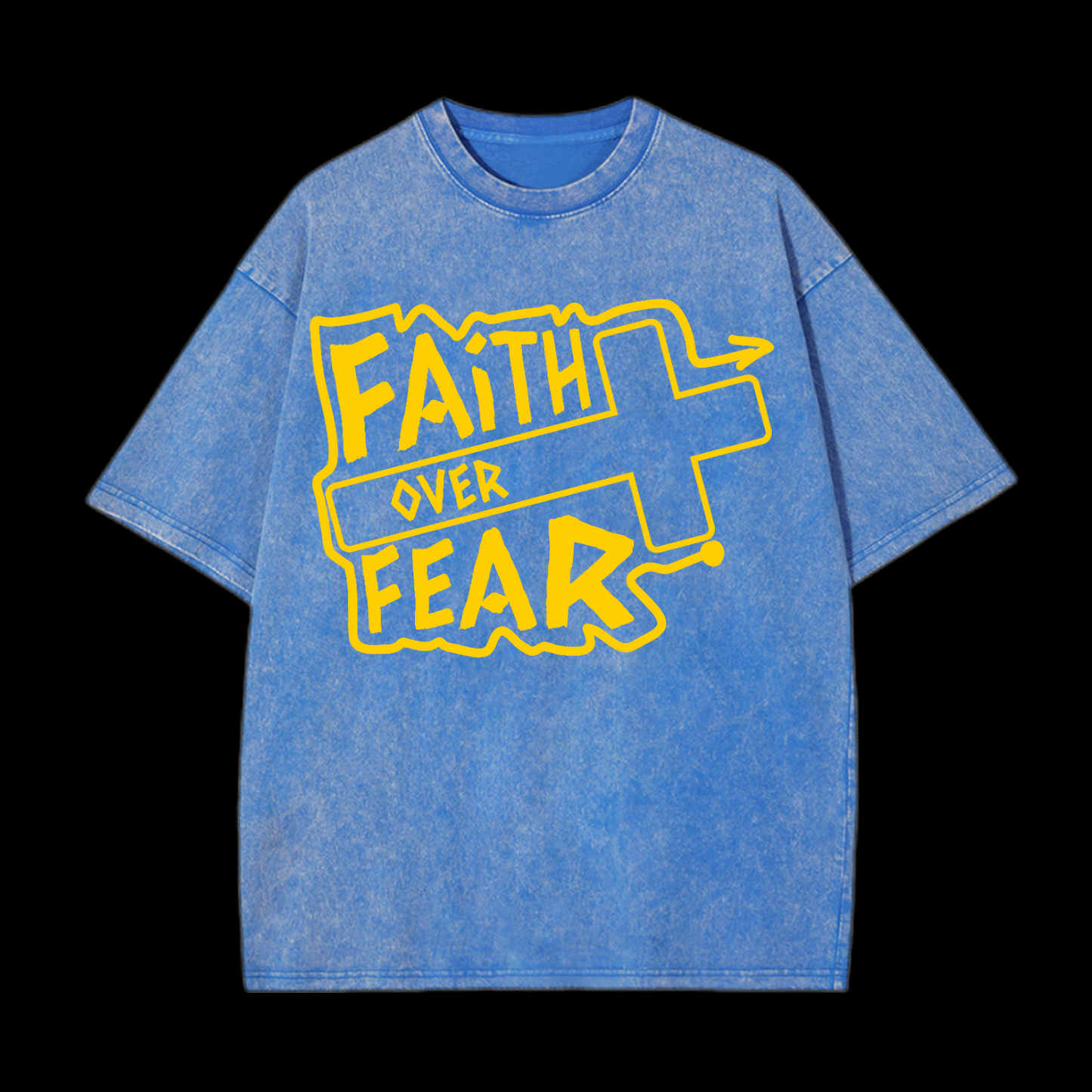 Faith Over Fear Washed T-Shirt