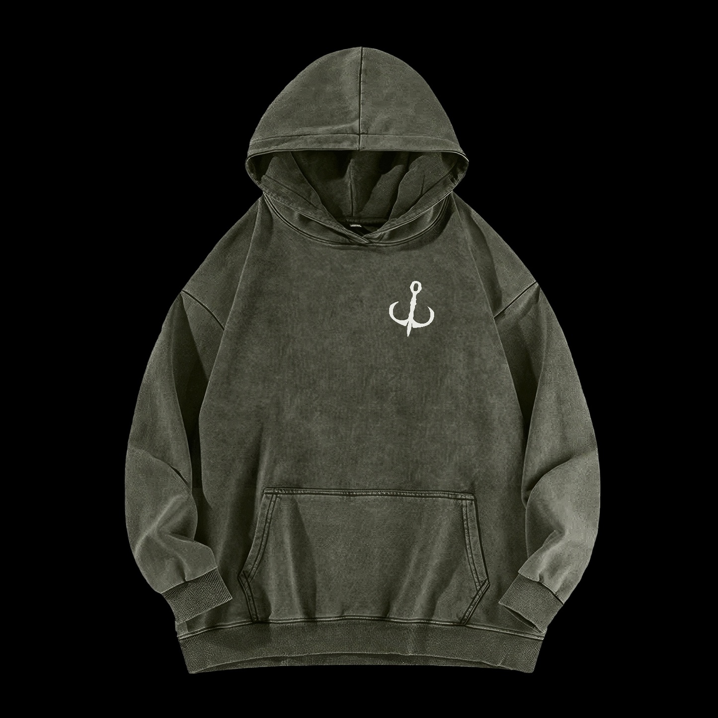 Jesus Made Me A Fisher Of Man Washed Hoodie