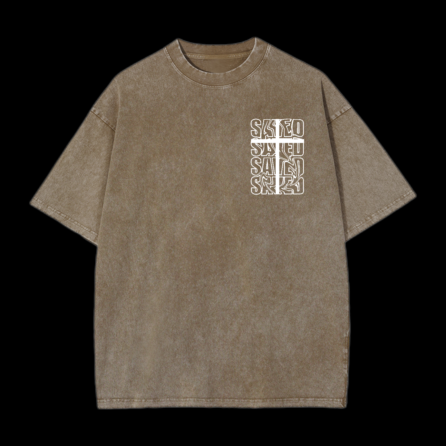 Saved By Jesus Christ Washed T-Shirt