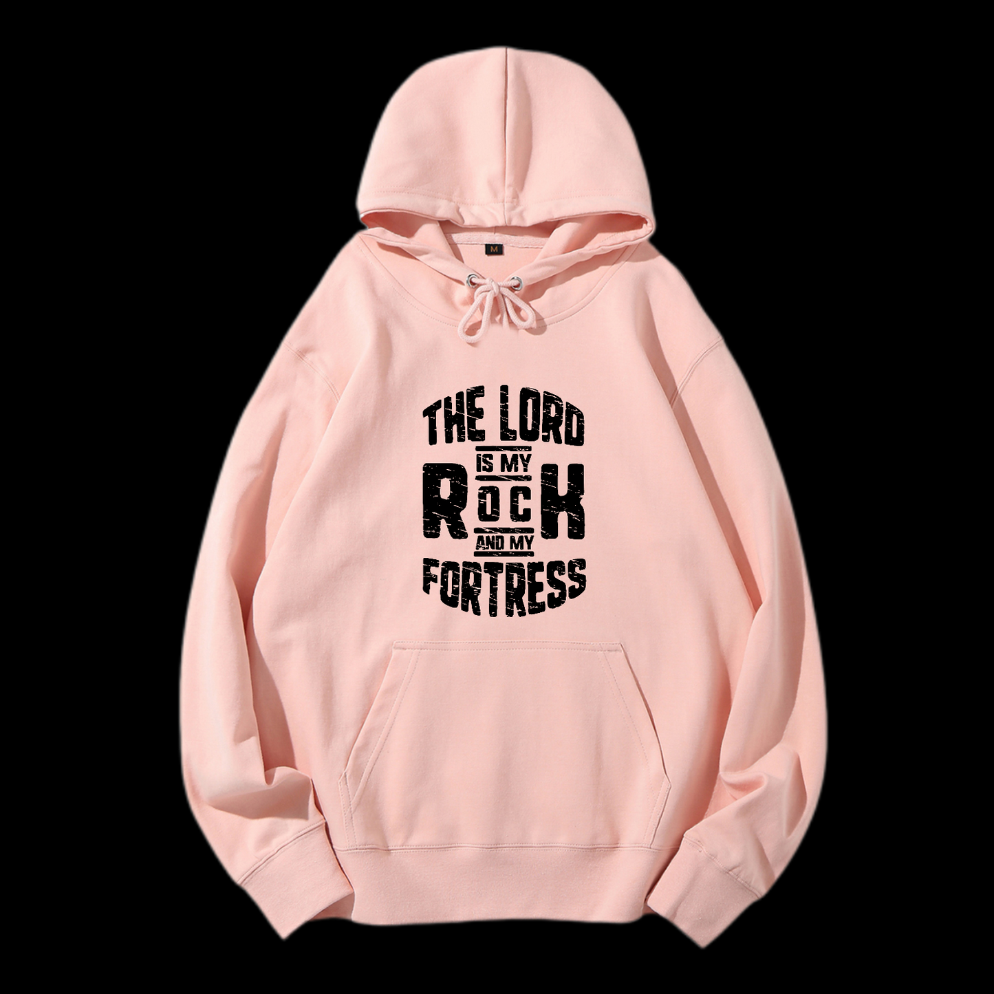 The Lord Is My Roch And My Fortress Drawstring Hoodie