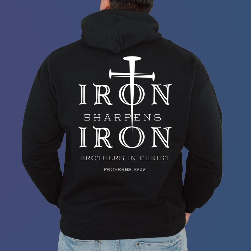 Iron Sharpens Iron Drawstring Hoodie