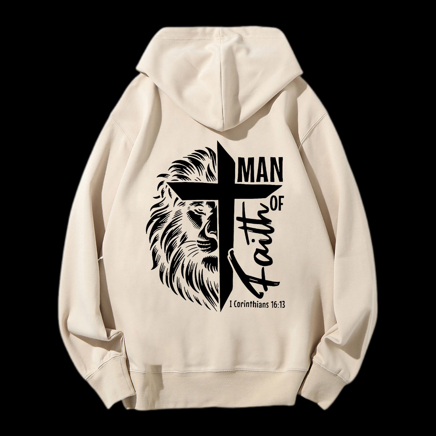1 Corinthians 16:13 Drawstring Hoodie