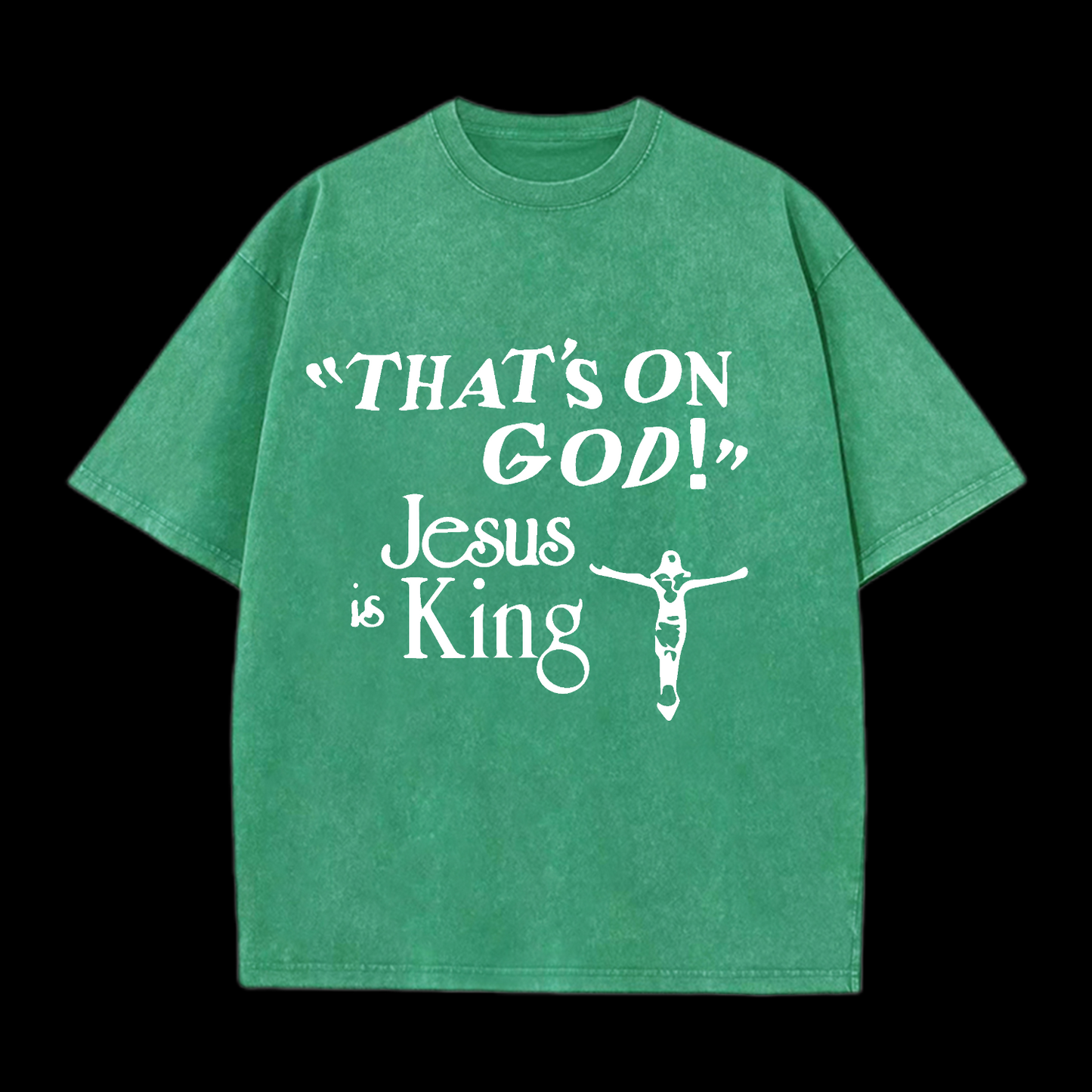 Jesus Is King Washed T-Shirt
