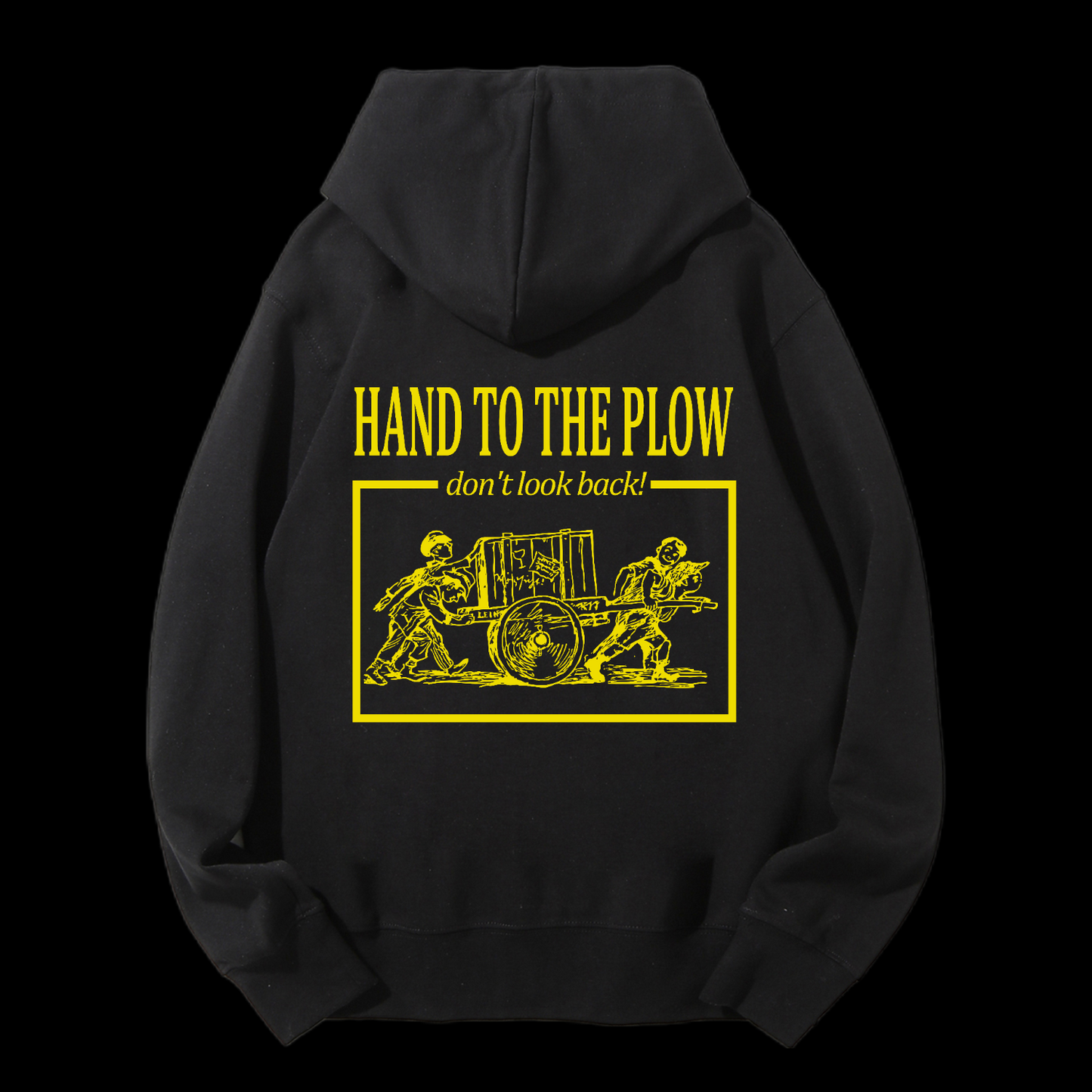 Hand To The Plow Drawstring Hoodie