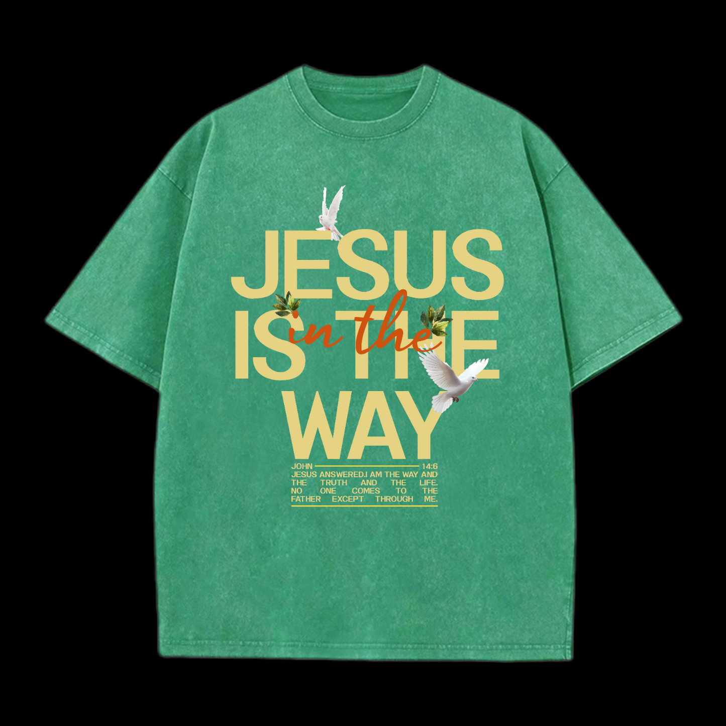 Jesus Is In The Way Washed T-Shirt