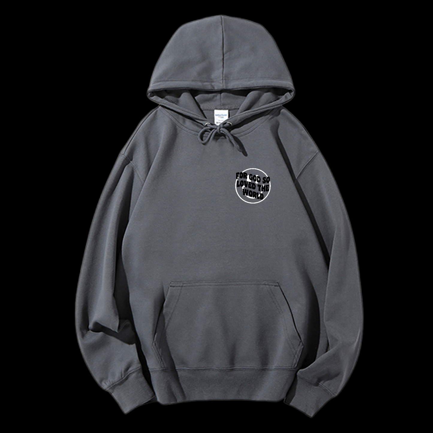 For God So Loved The World Drawstring Hoodie