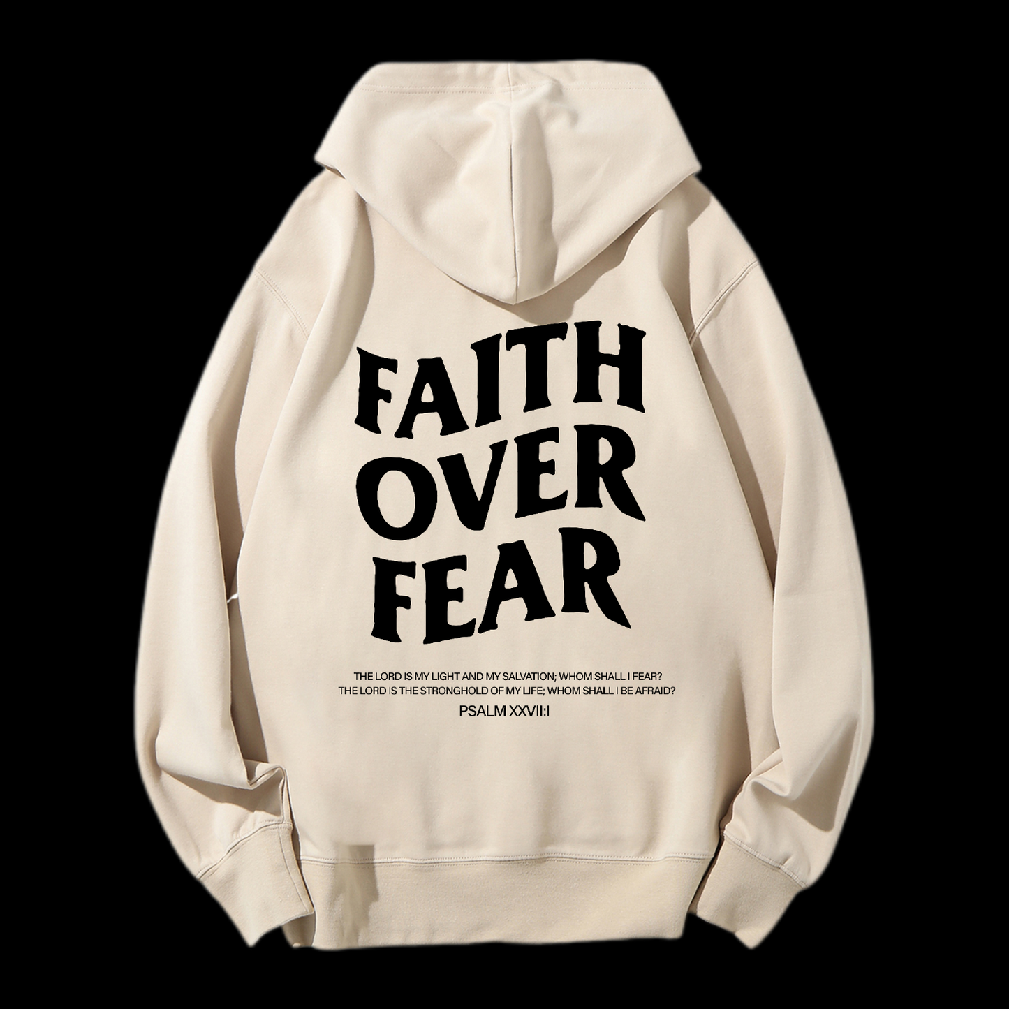 Faith Over Fear Drawstring Hoodie