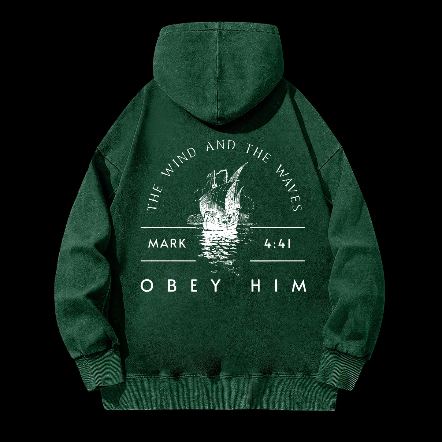 The Wind And The Waves Washed Hoodie