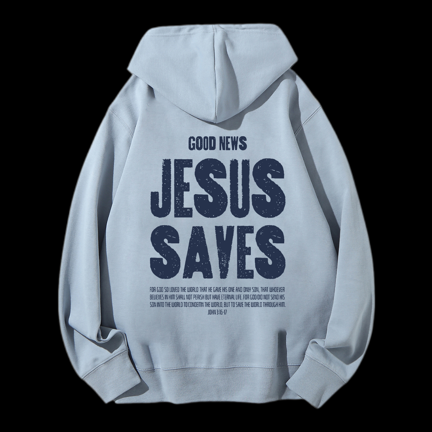 Jesus Saves Drawstring Hoodie