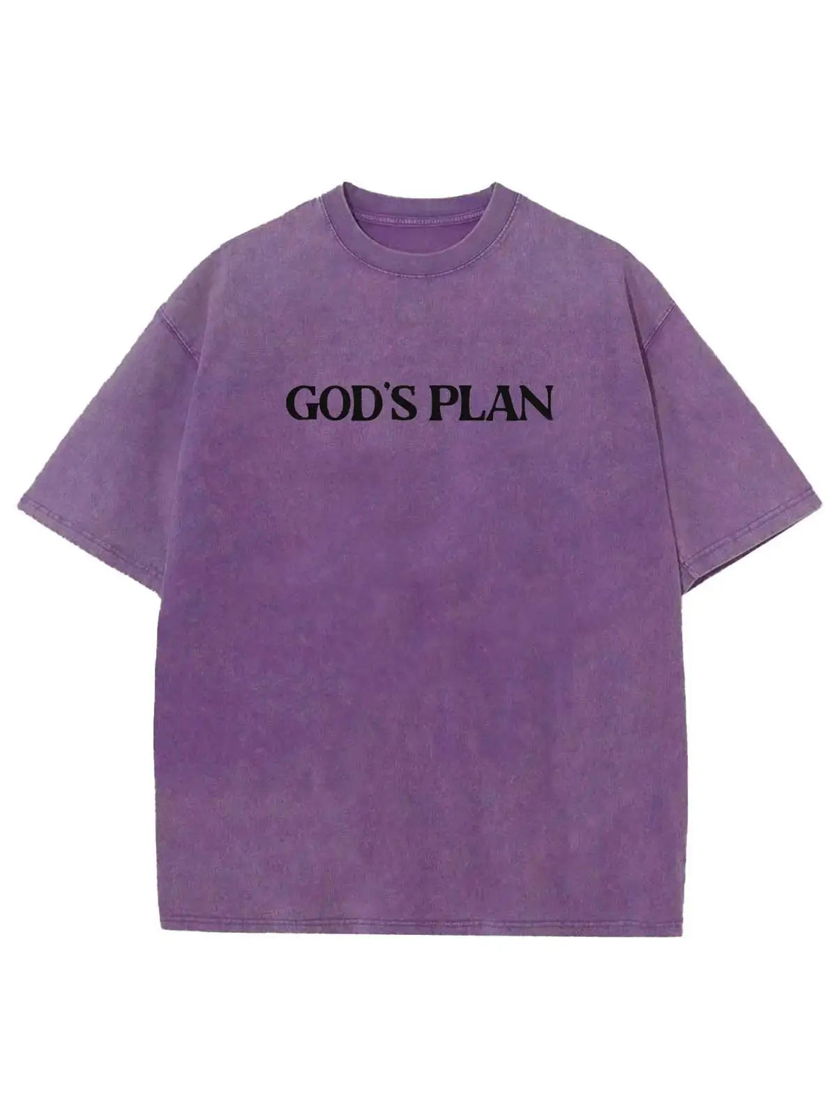 God's Plan Unisex Washed T-Shirt